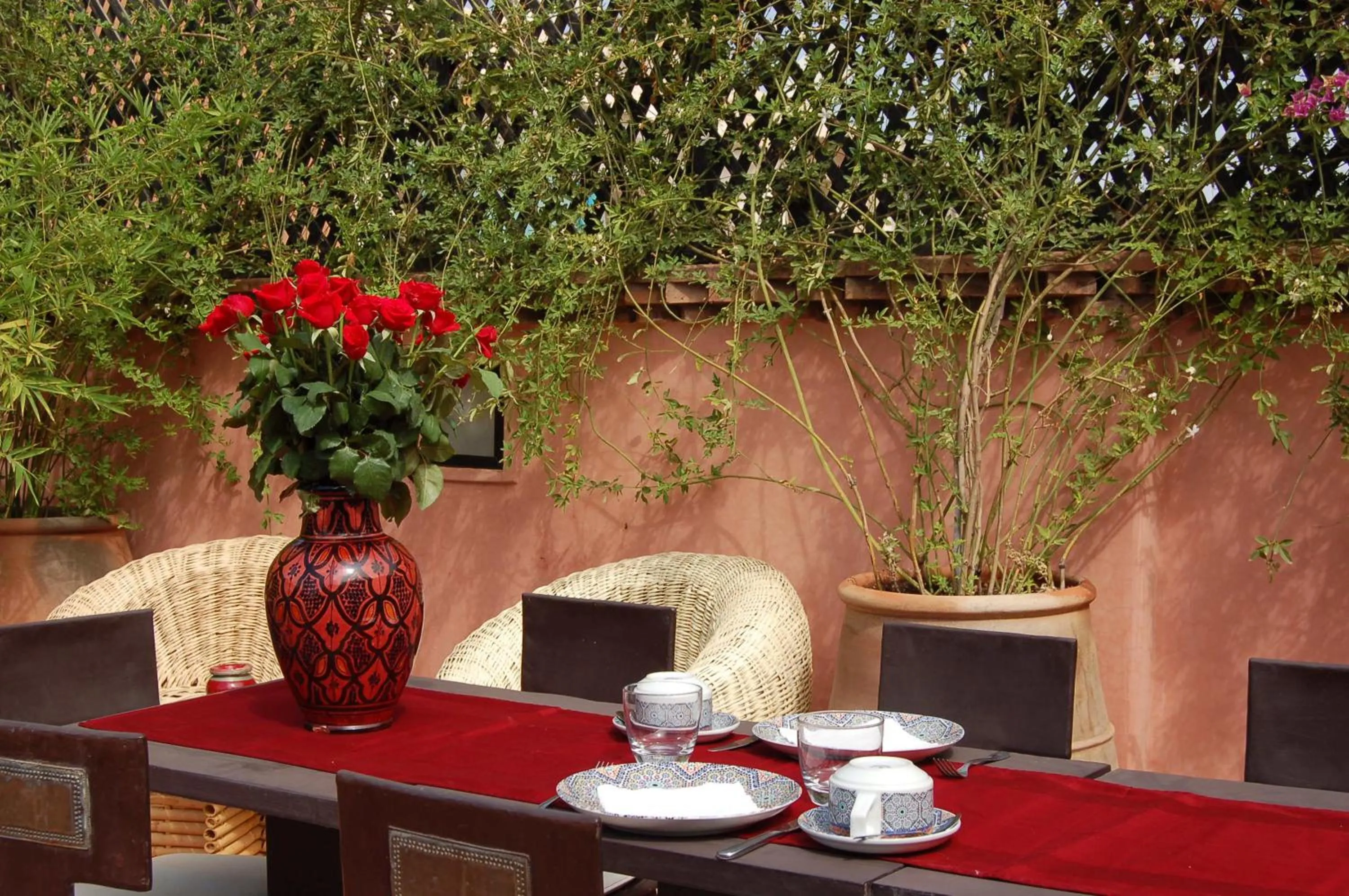 Balcony/Terrace in Riad Samsli