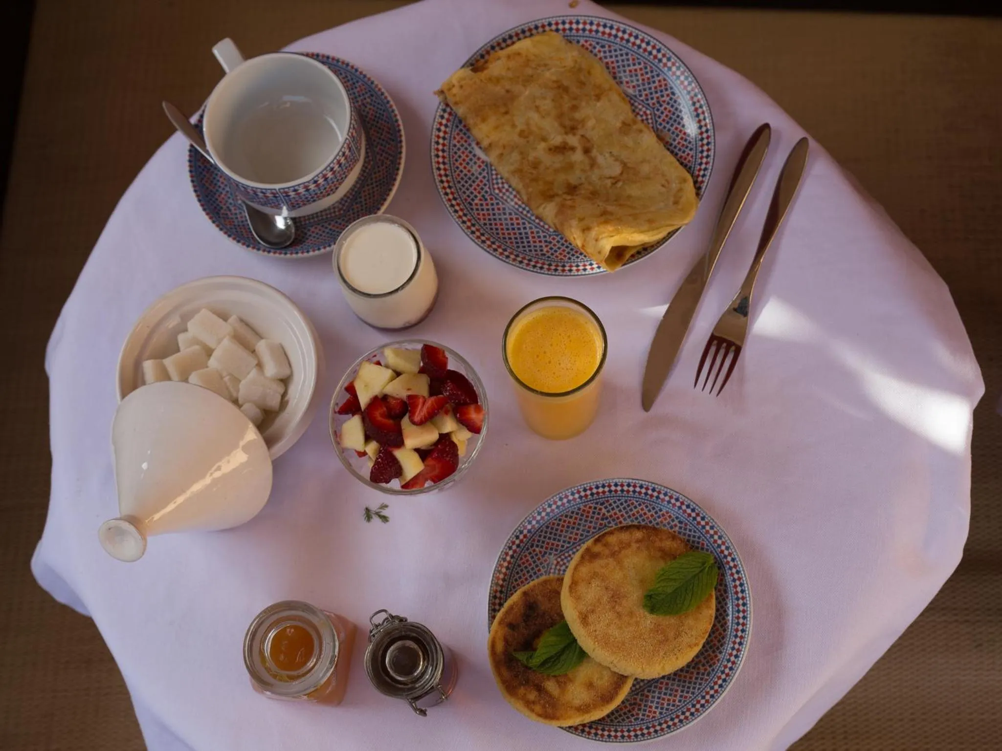 Food and drinks in Riad Samsli