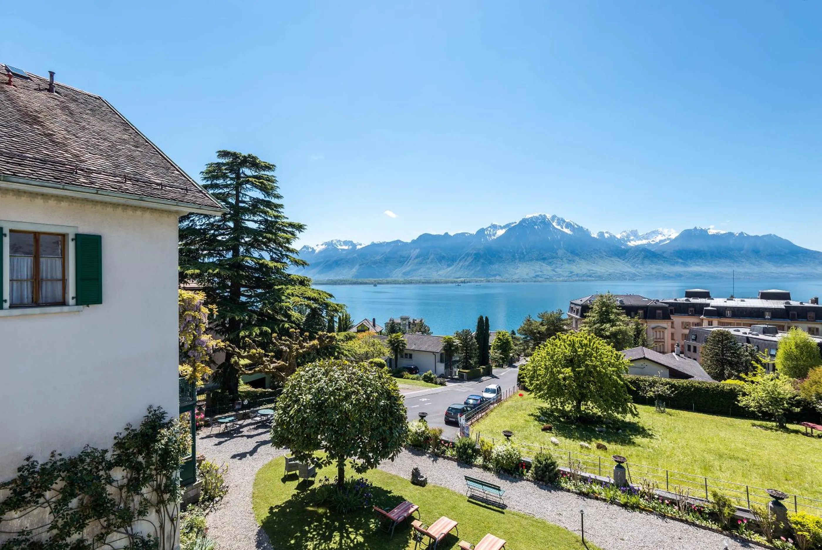 Property building in Swiss Historic Hotel Masson