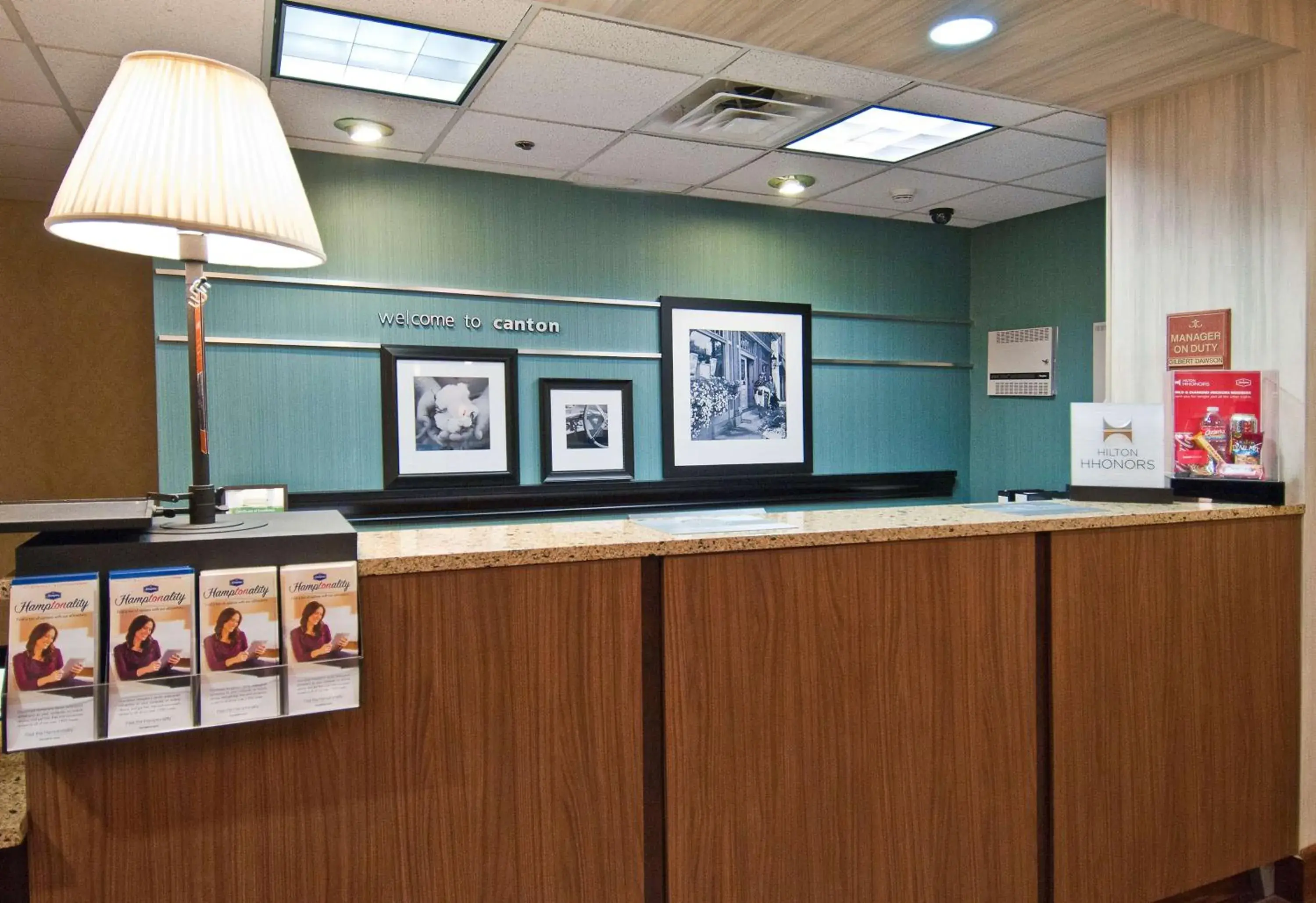 Lobby or reception in Hampton Inn Canton Lobby or reception in Hampton Inn Canton