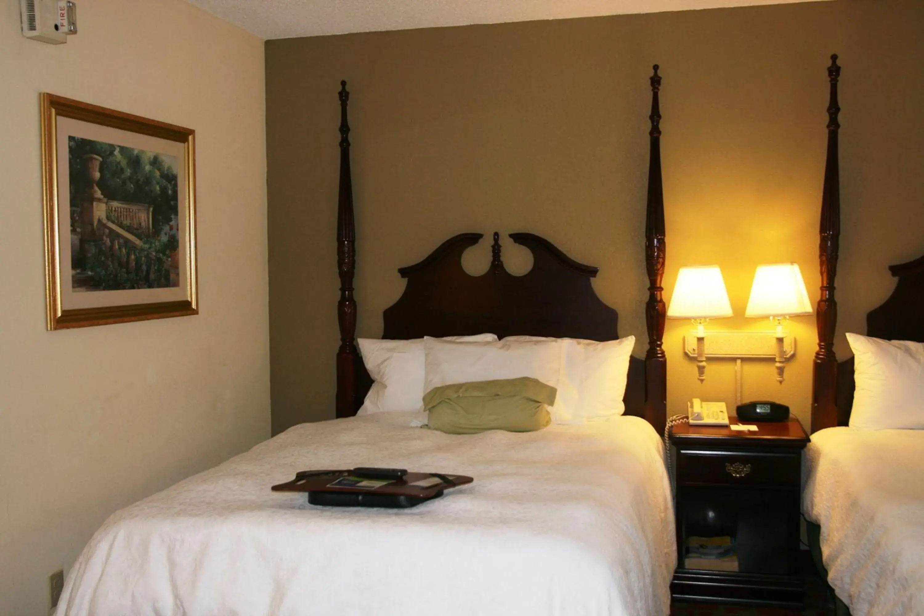 Bed in Hampton Inn Canton Bed in Hampton Inn Canton