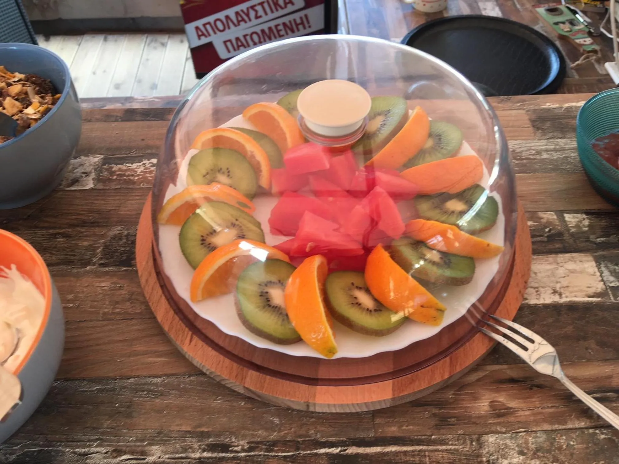 Breakfast in Anissaras Beach Appartement