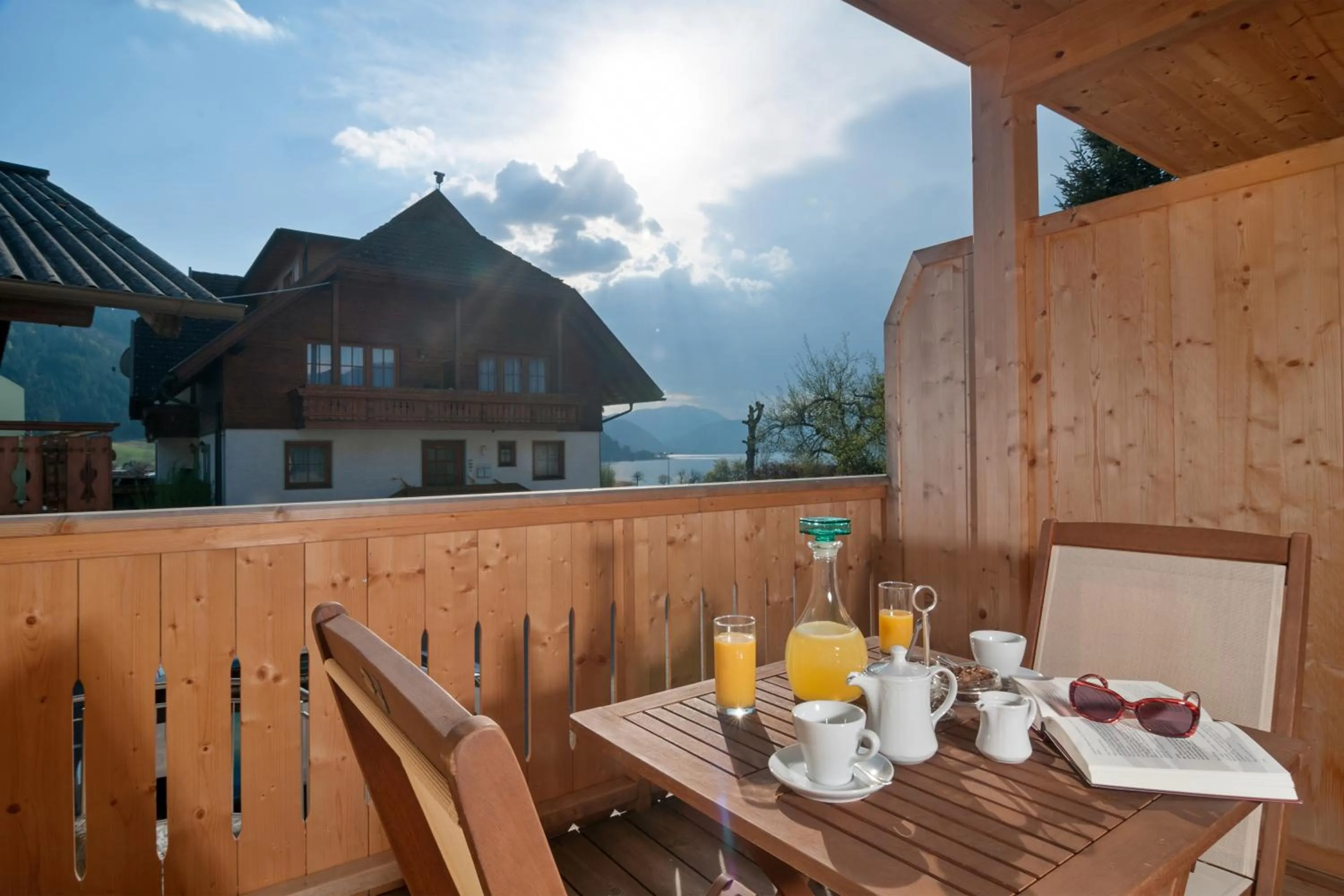 Balcony/Terrace in Wellness Landhaus Parth