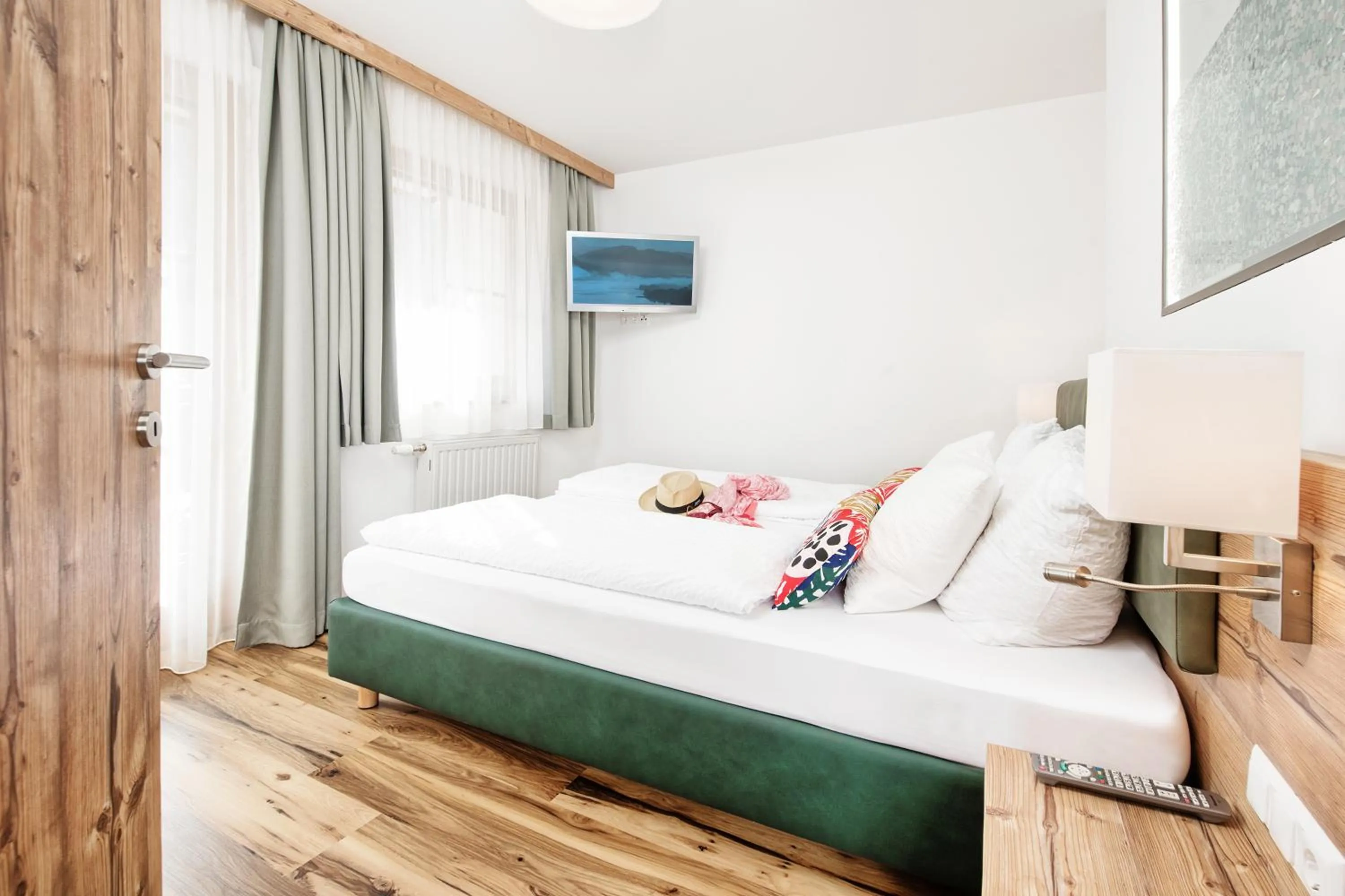 Bedroom, Bed in Wellness Landhaus Parth