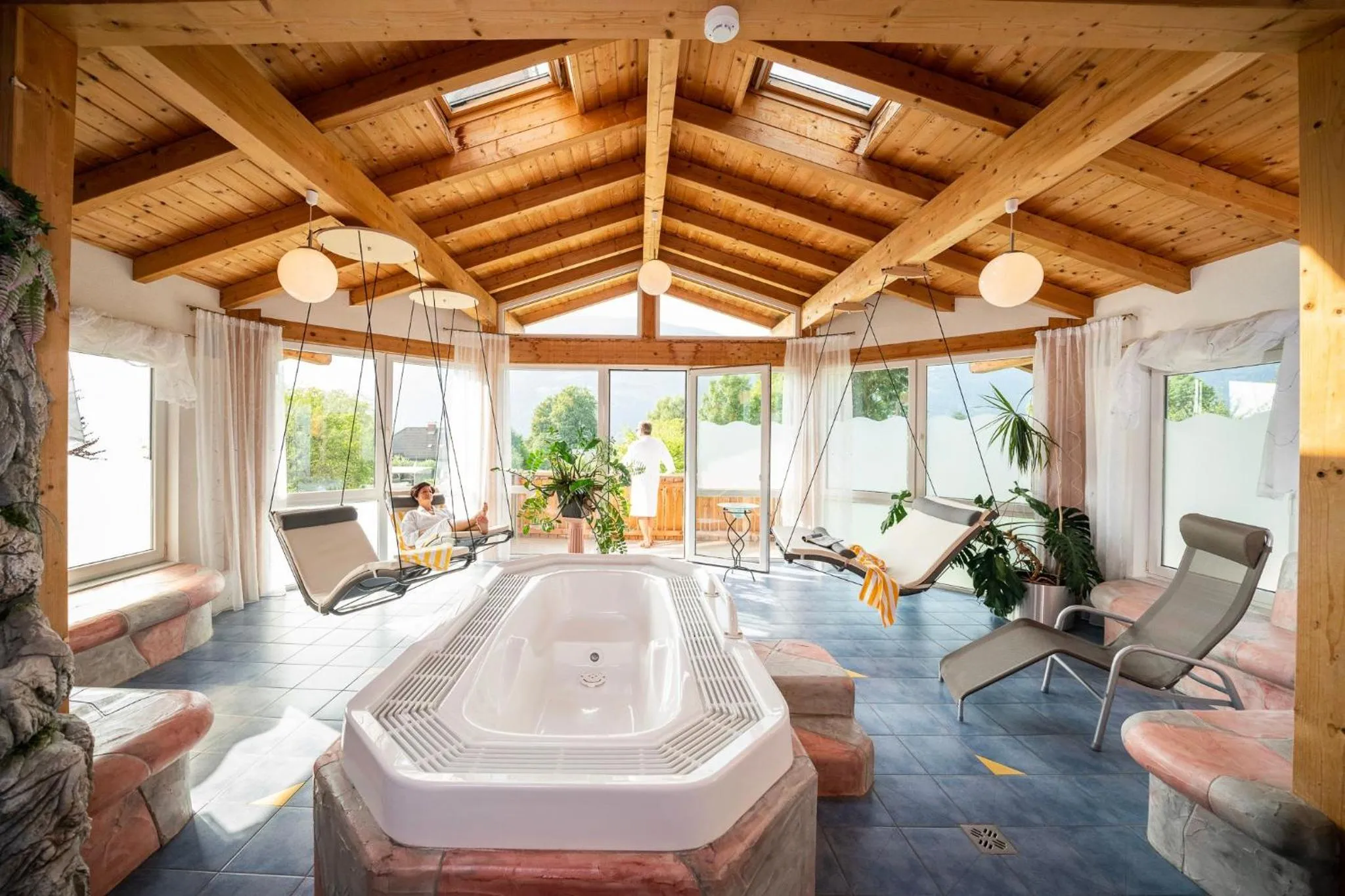 Sauna in Wellness Landhaus Parth