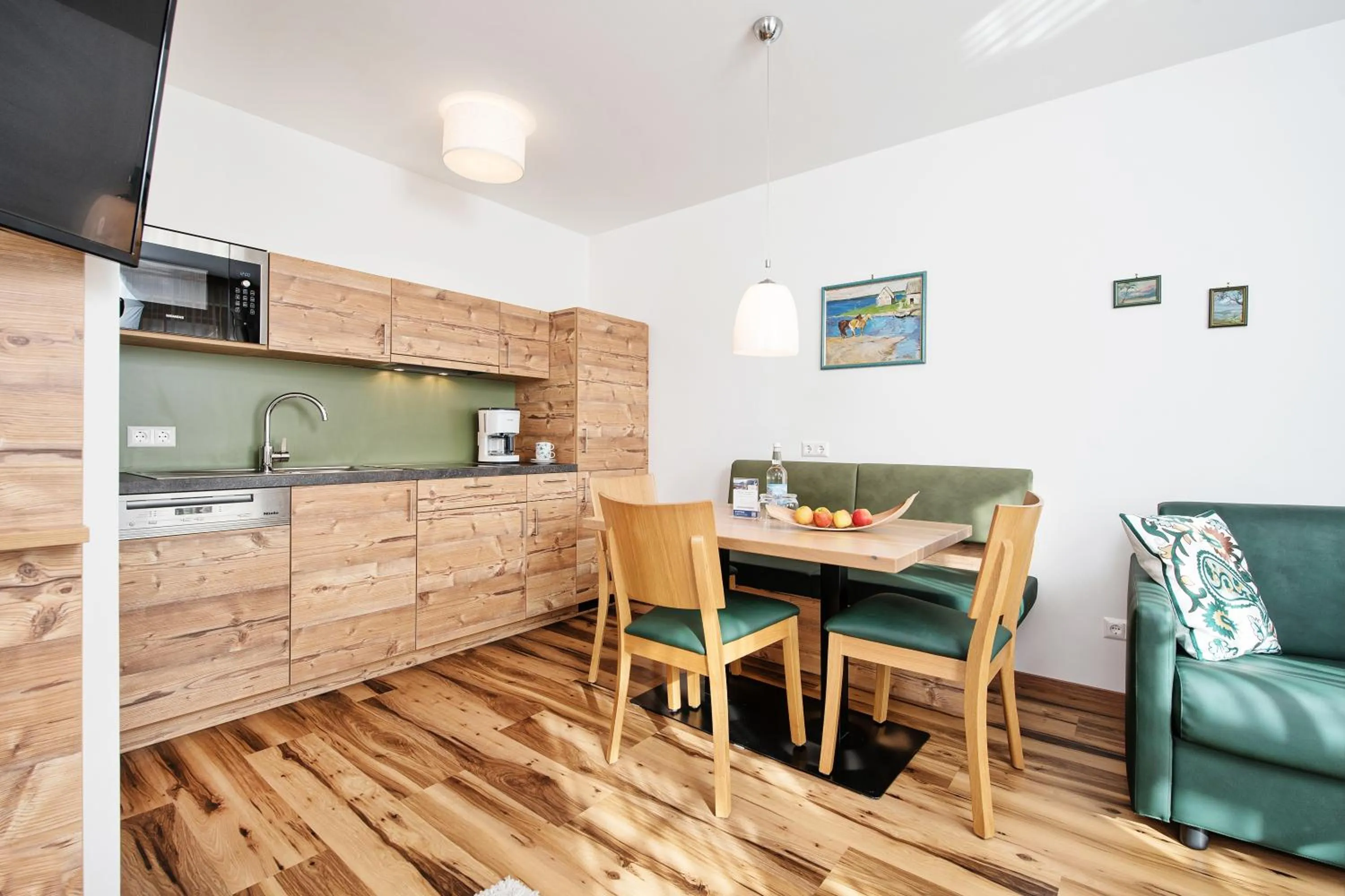 Kitchen or kitchenette in Wellness Landhaus Parth