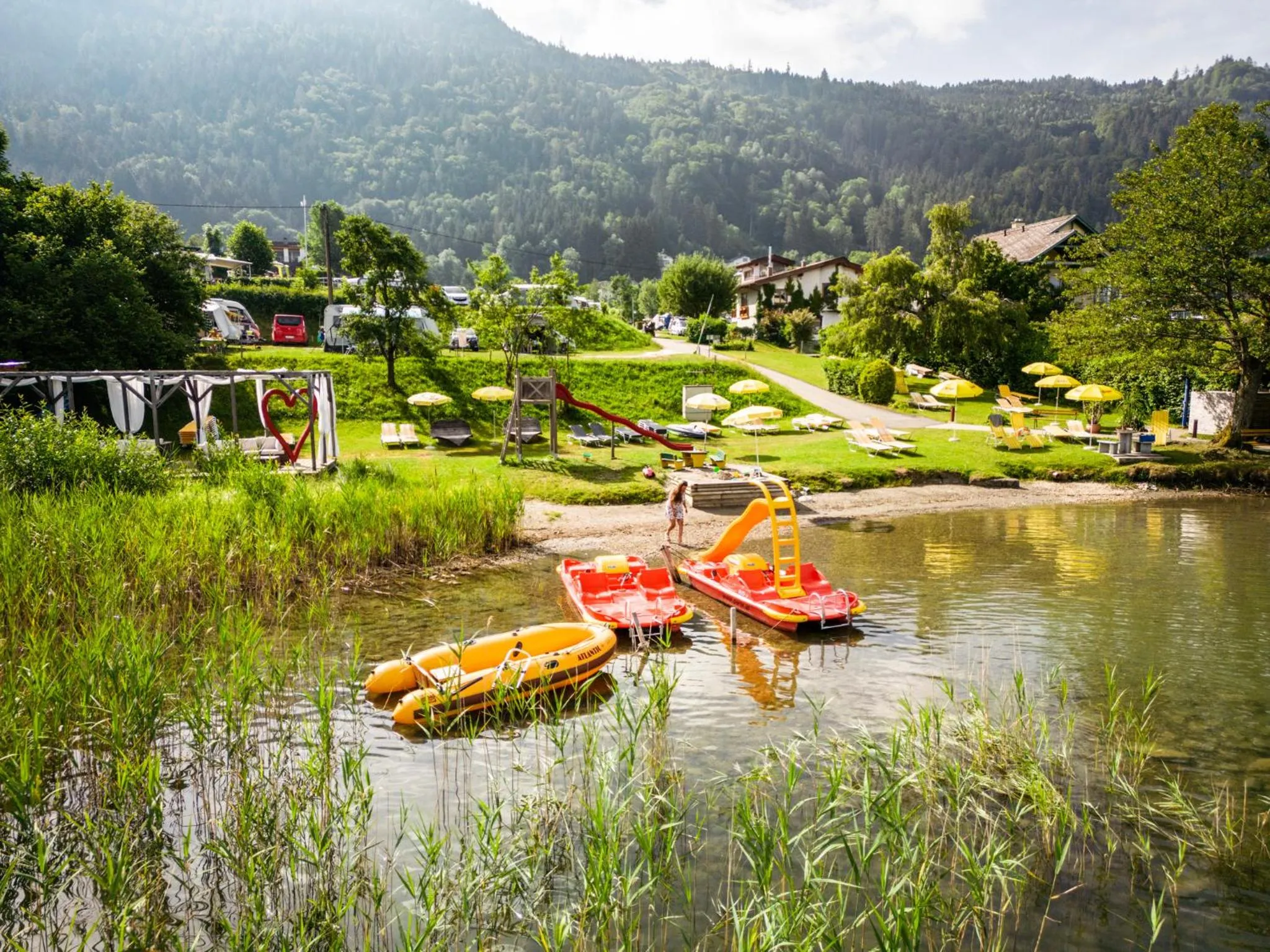 Natural landscape in Wellness Landhaus Parth