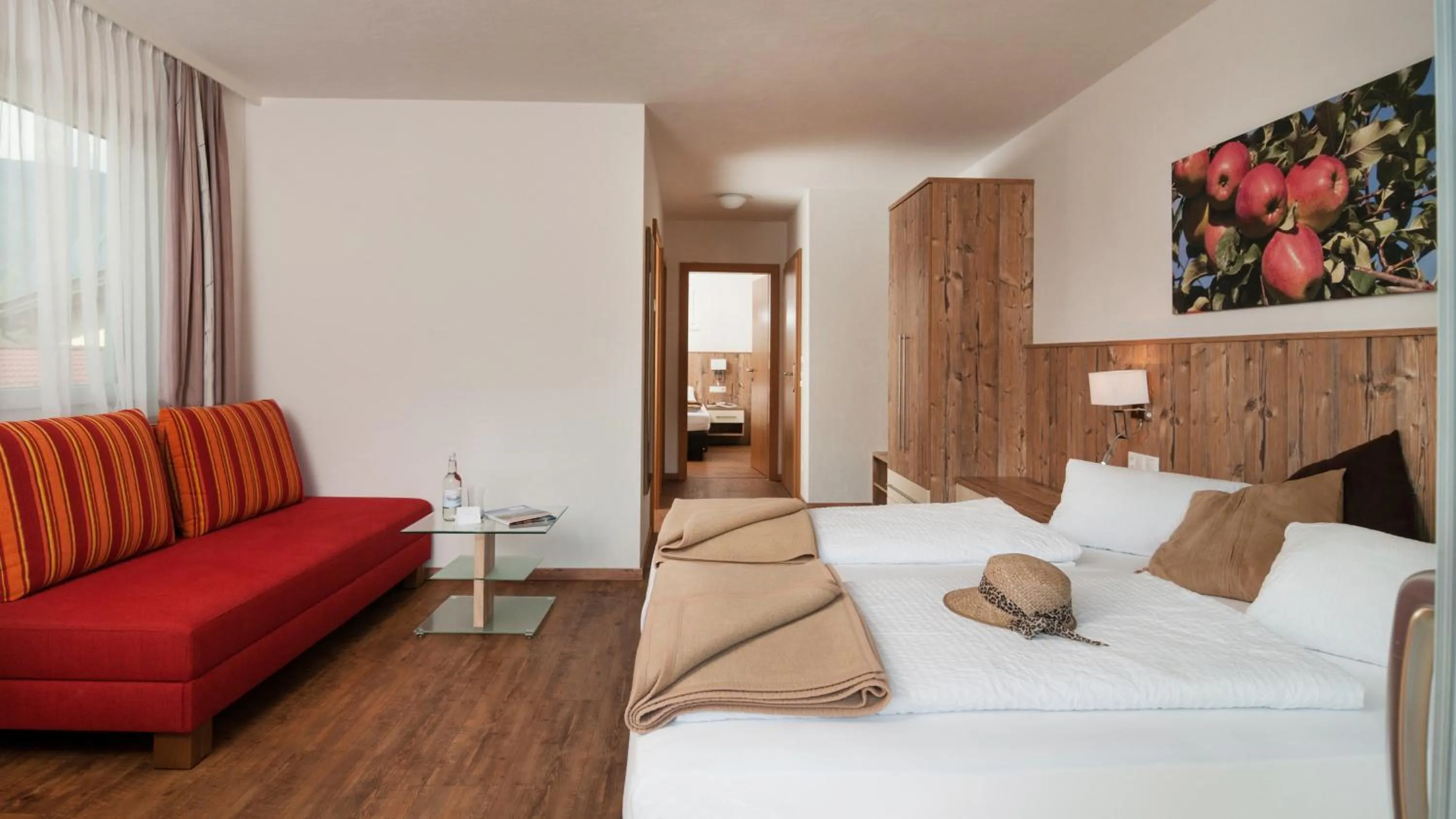 Bedroom, Bed in Wellness Landhaus Parth