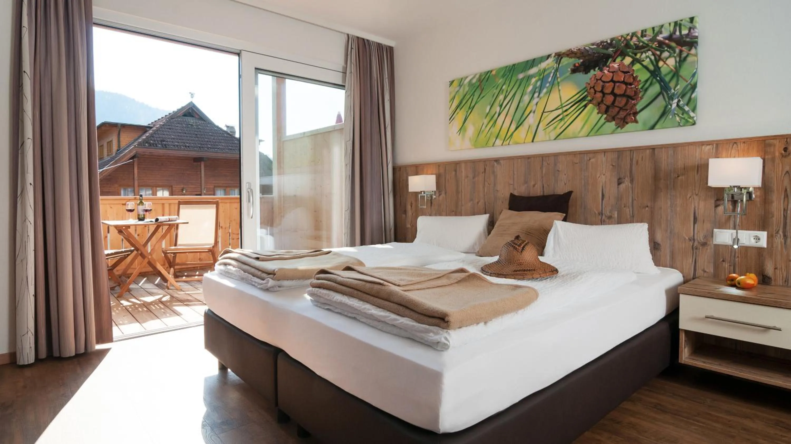 Photo of the whole room, Bed in Wellness Landhaus Parth