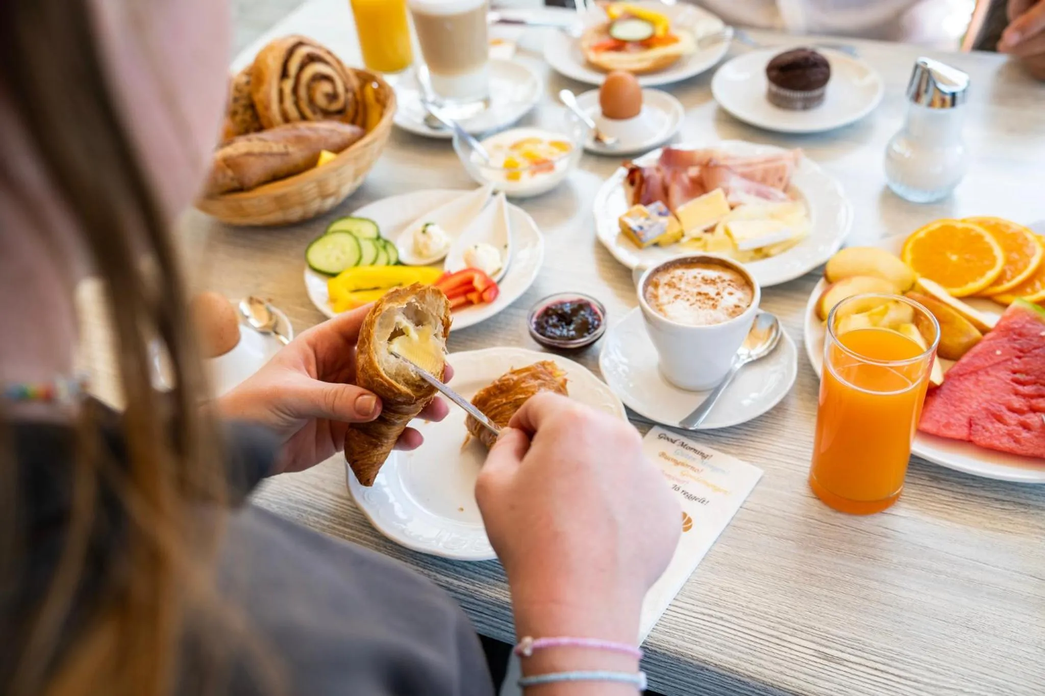 Breakfast in Wellness Landhaus Parth