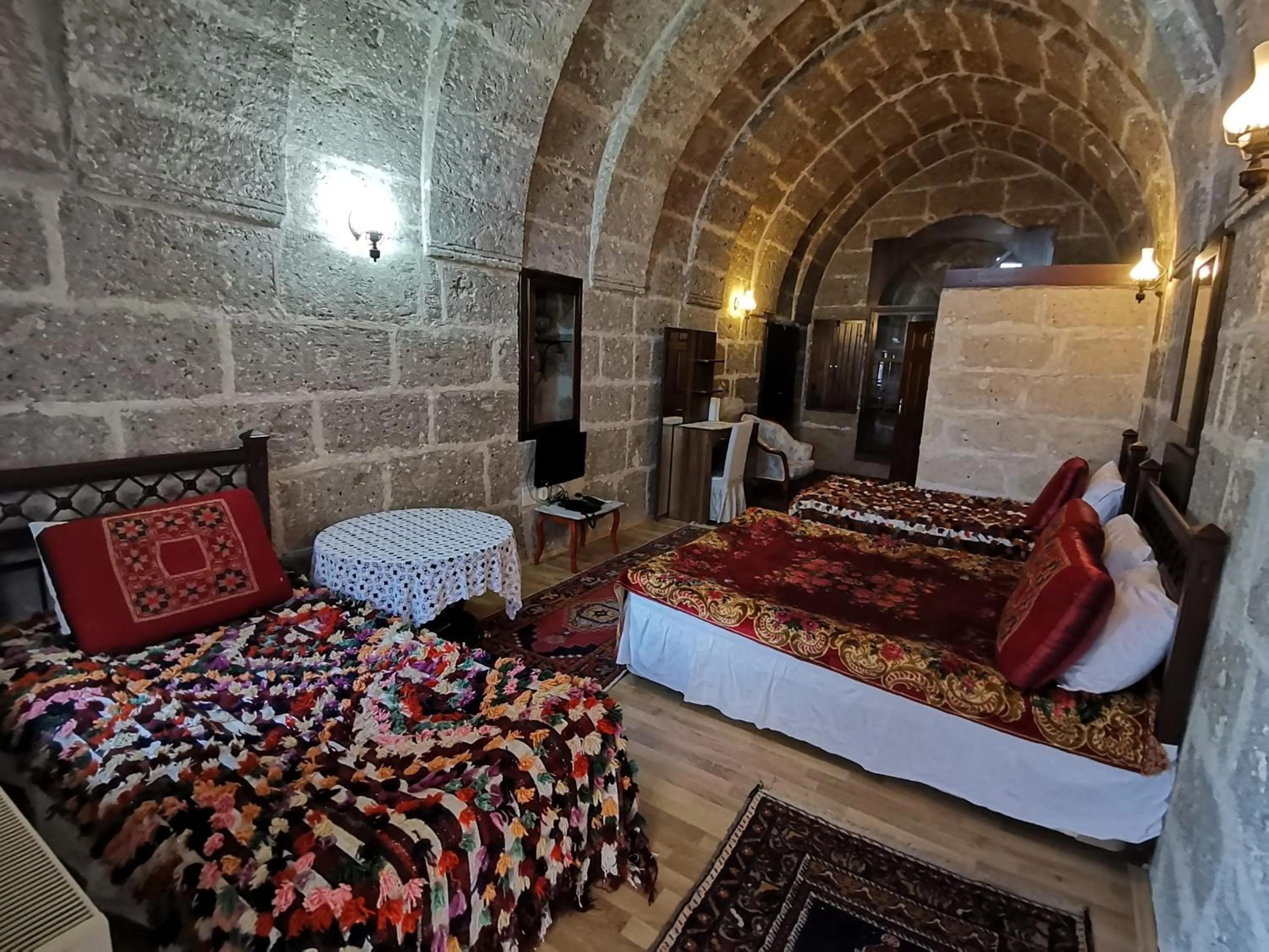 Bed in Osmanoglu Hotel