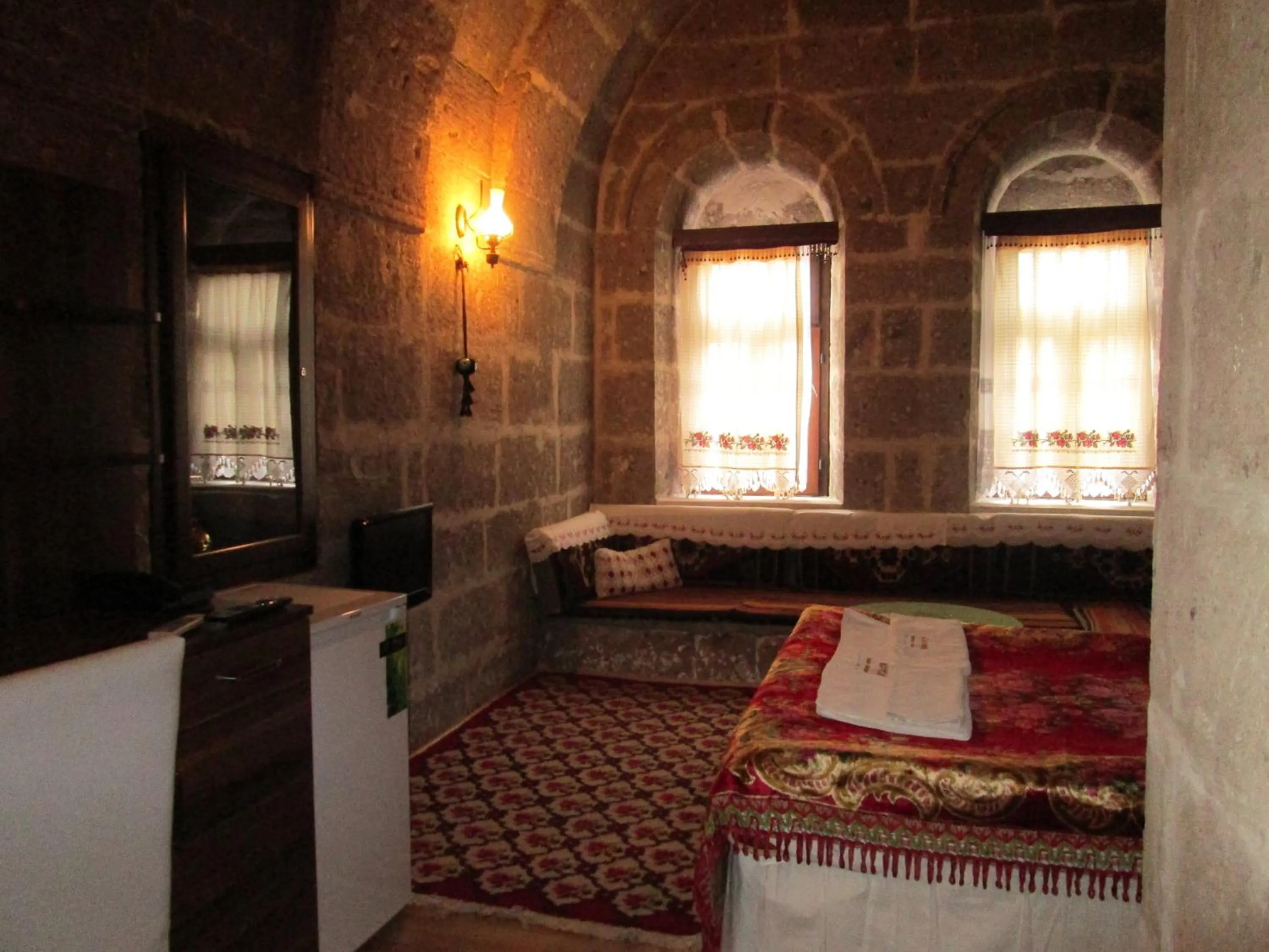 Bed in Osmanoglu Hotel