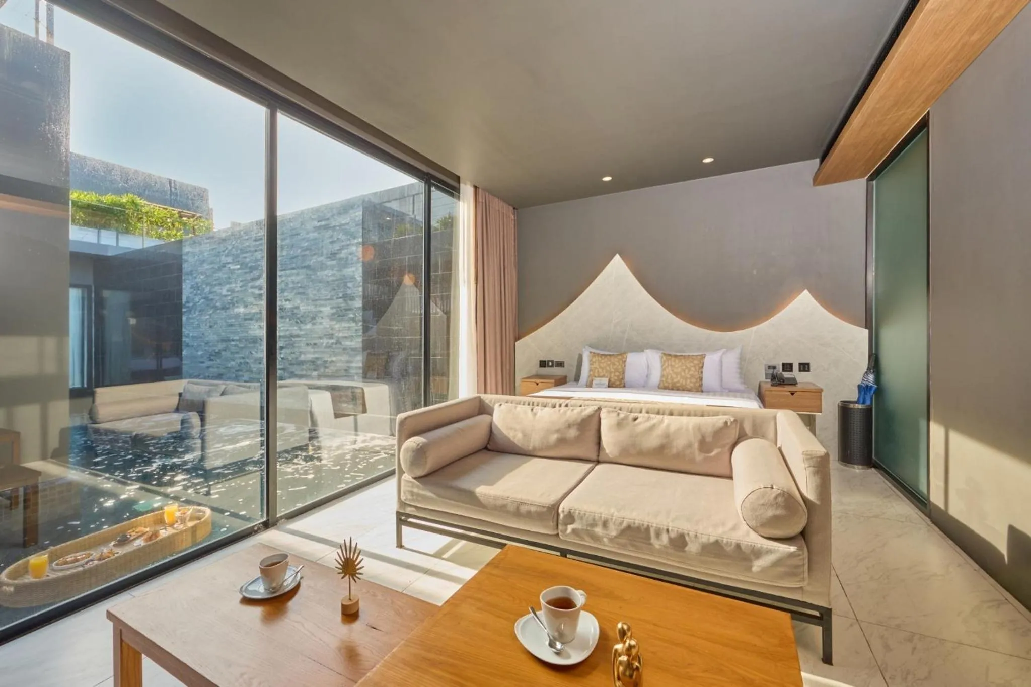 Bed in The Yana Villas Hua Hin