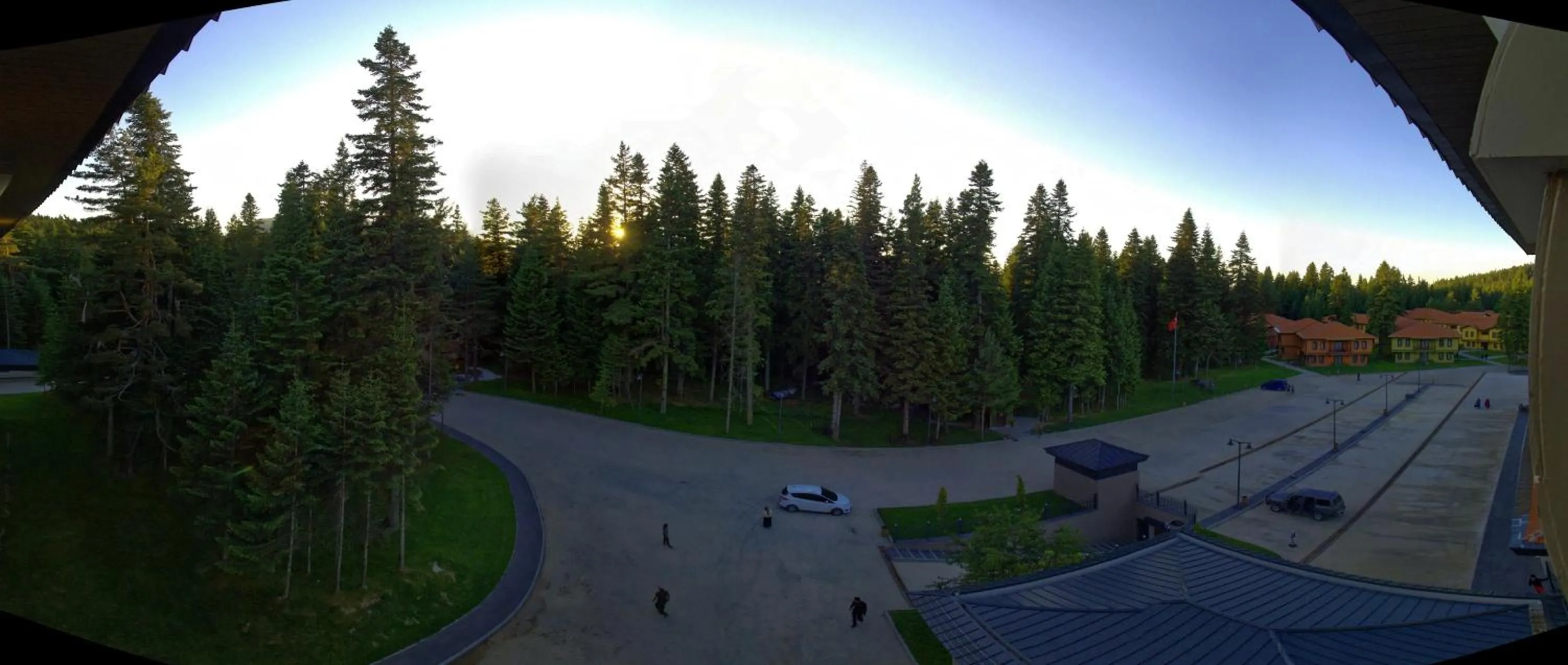 Garden view in Ilgaz Mountain Resort Hotel