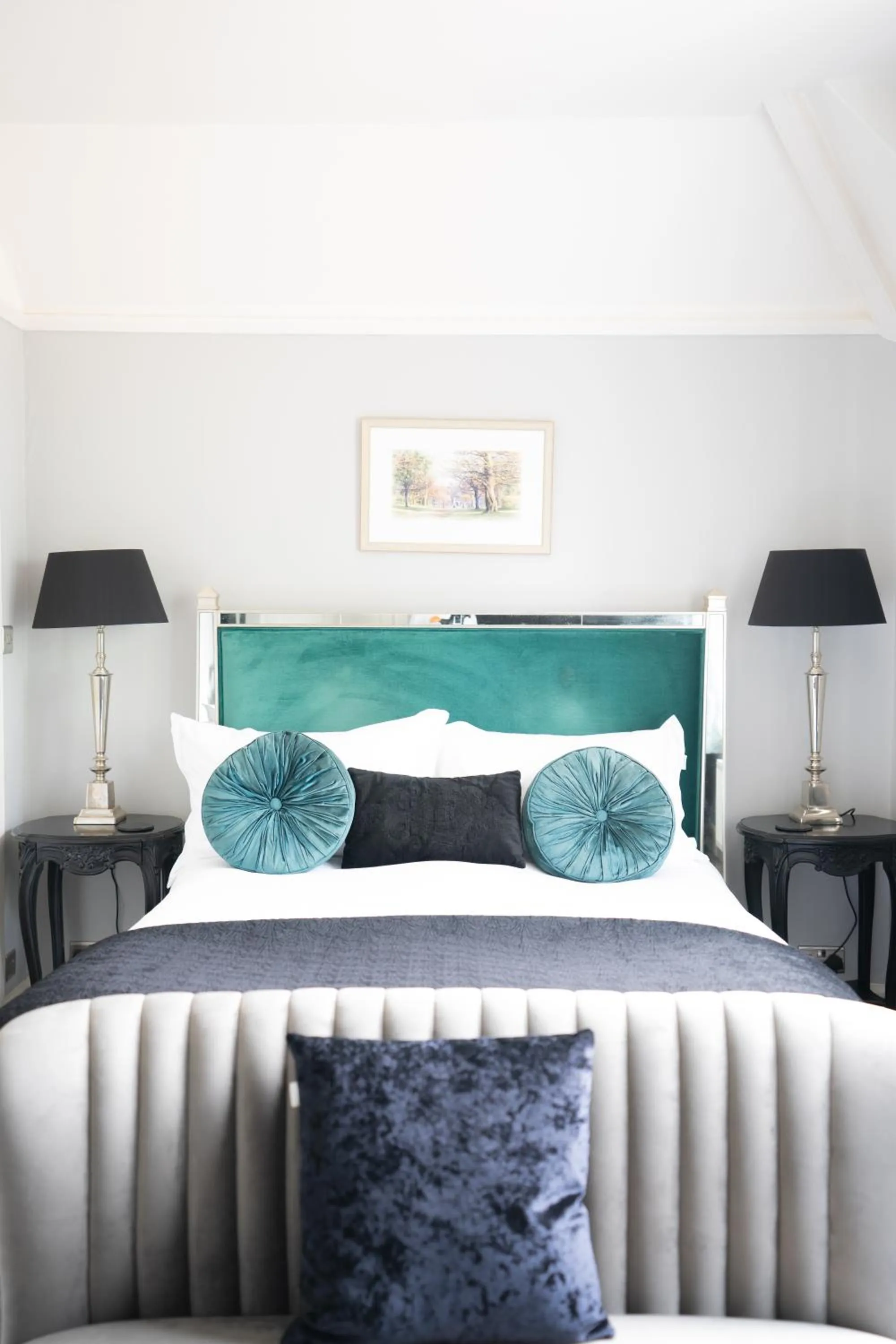 Bed in Dower House Hotel