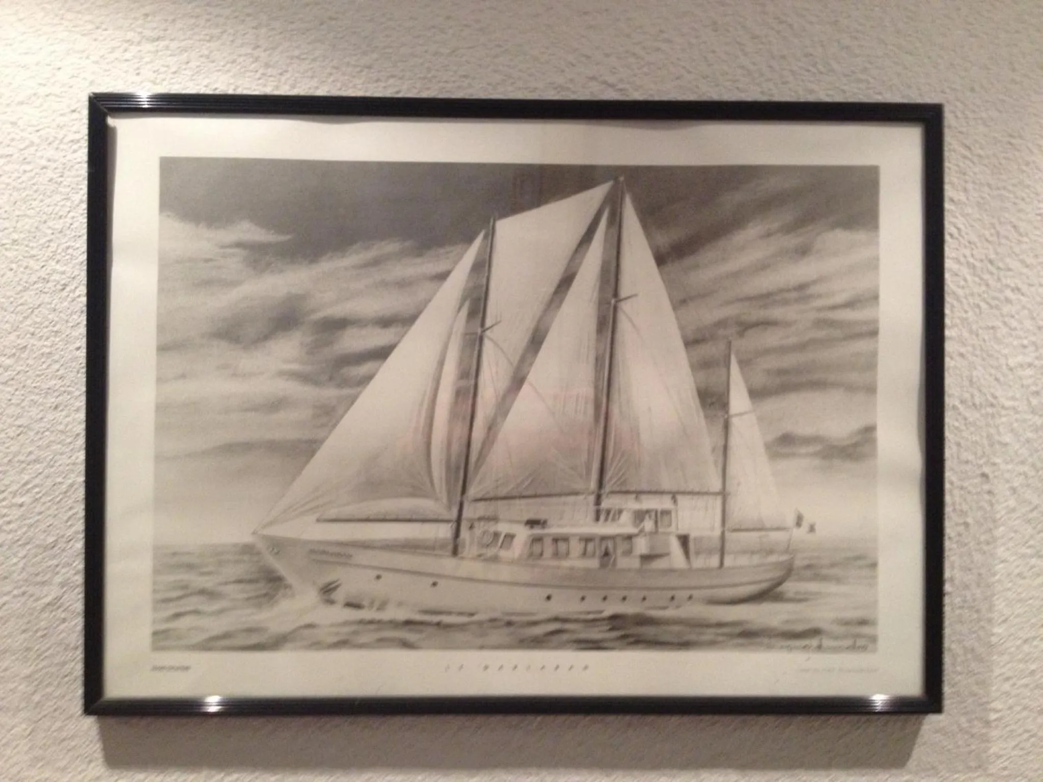 Decorative detail in Hotel Restaurant La Frégate