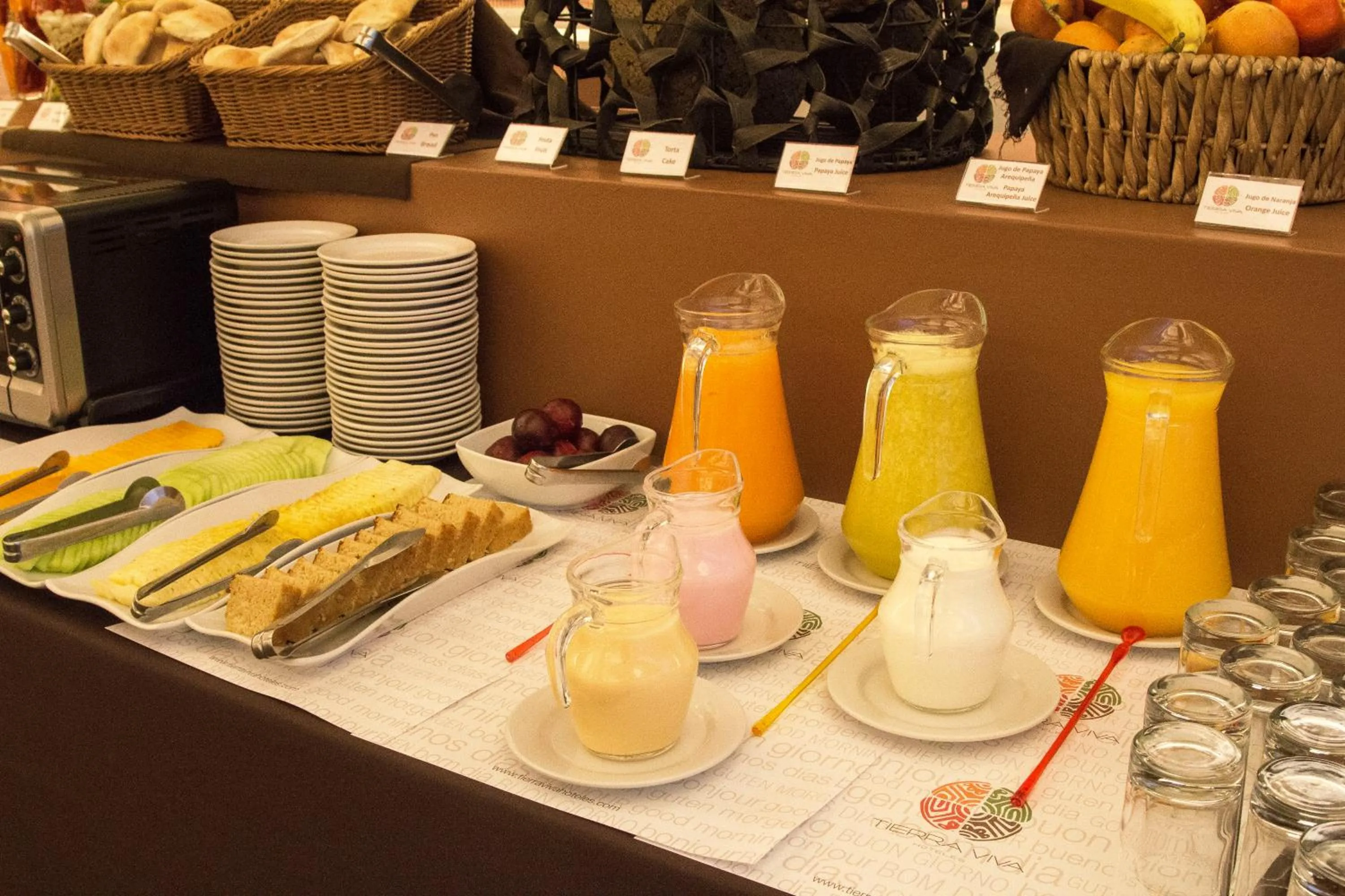 Breakfast in Tierra Viva Arequipa Plaza