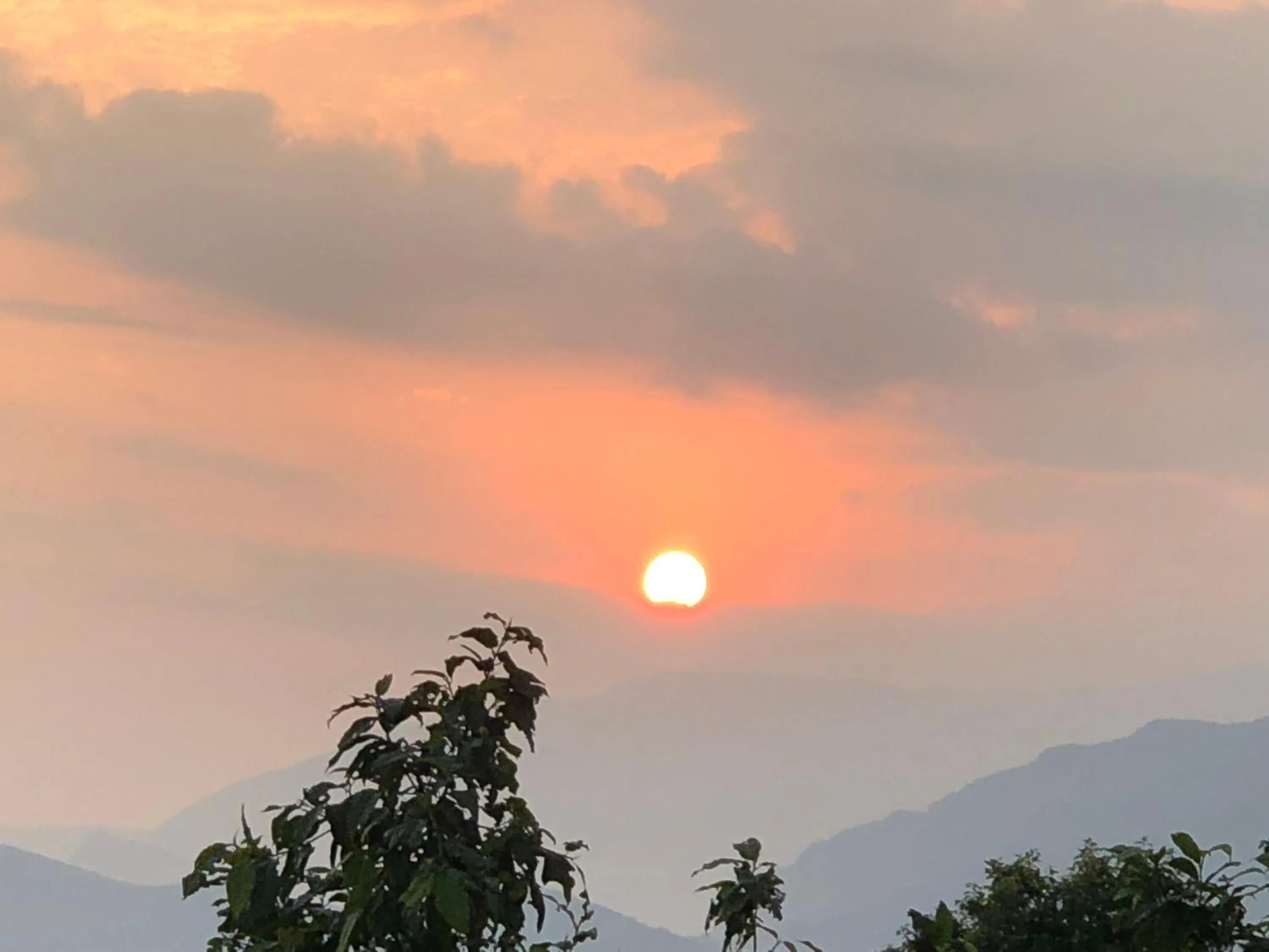 Sunset in Hotel Pristine Himalaya