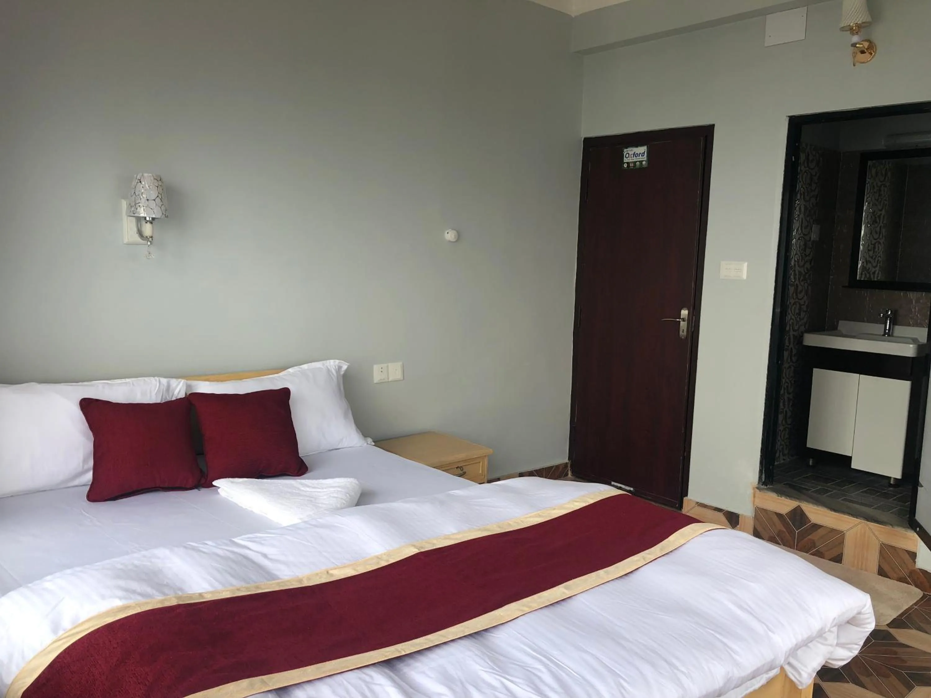 Bed in Hotel Pristine Himalaya