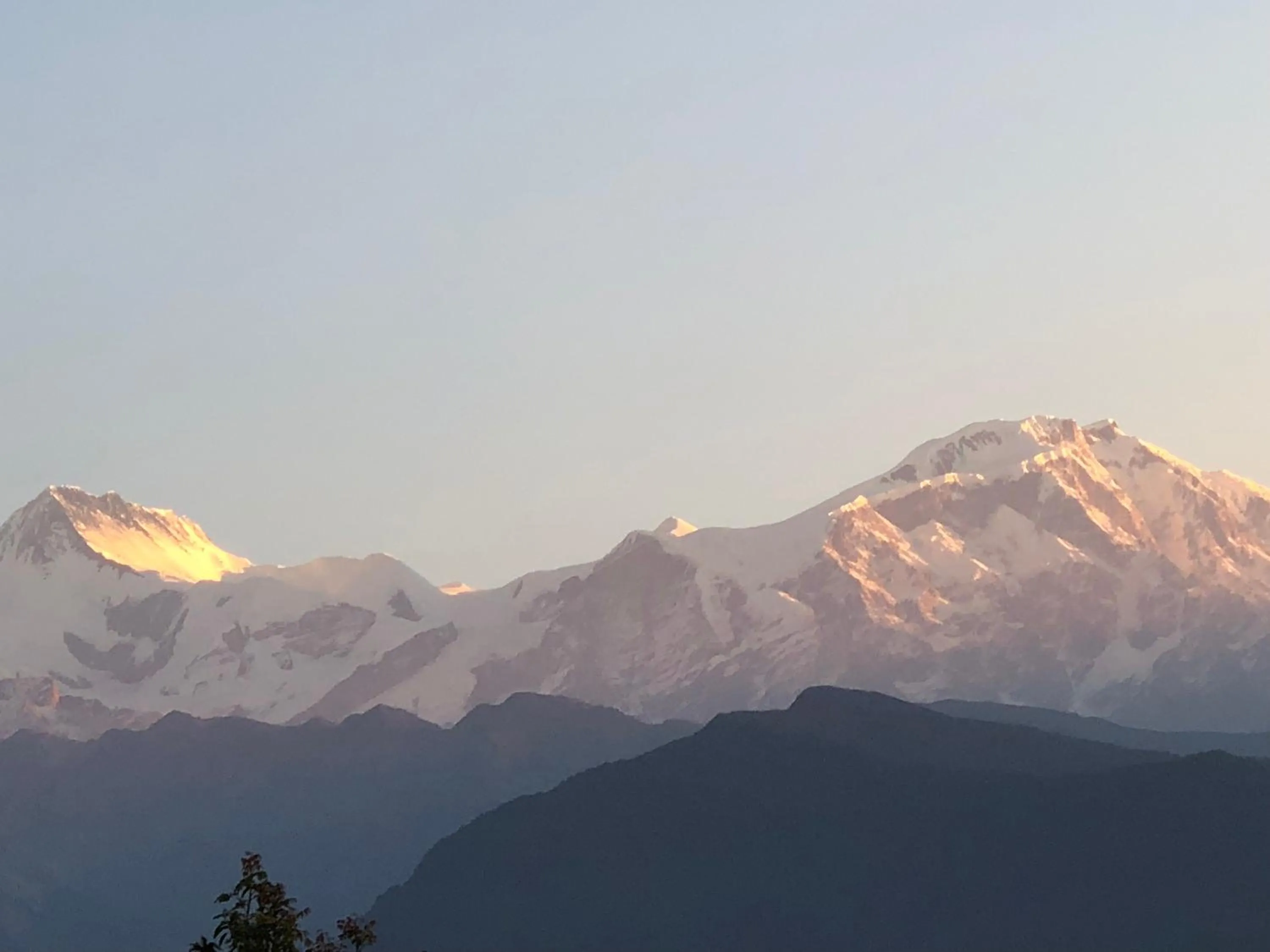 Mountain view in Hotel Pristine Himalaya