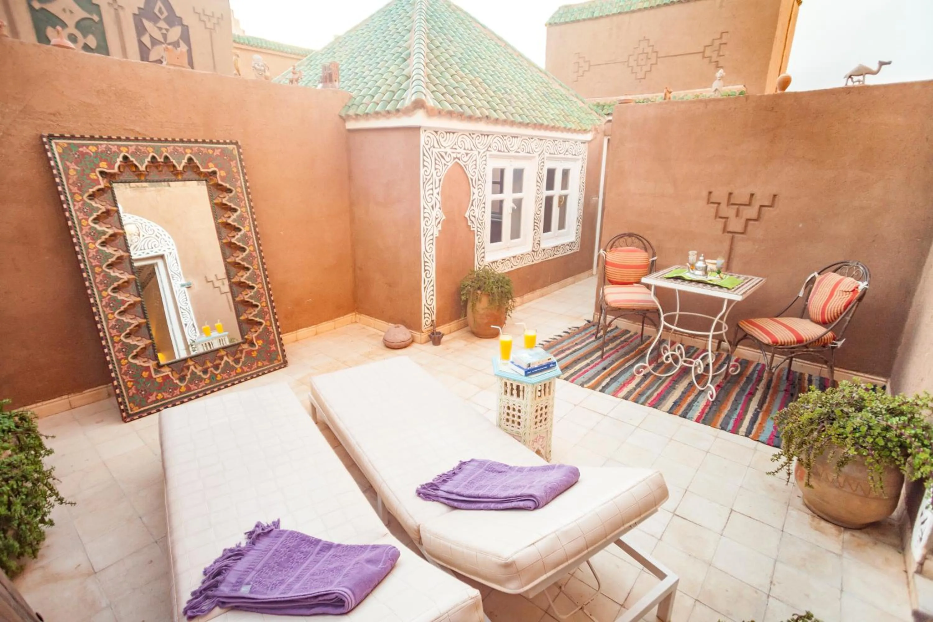 Balcony/Terrace in Riad Dar Sofian