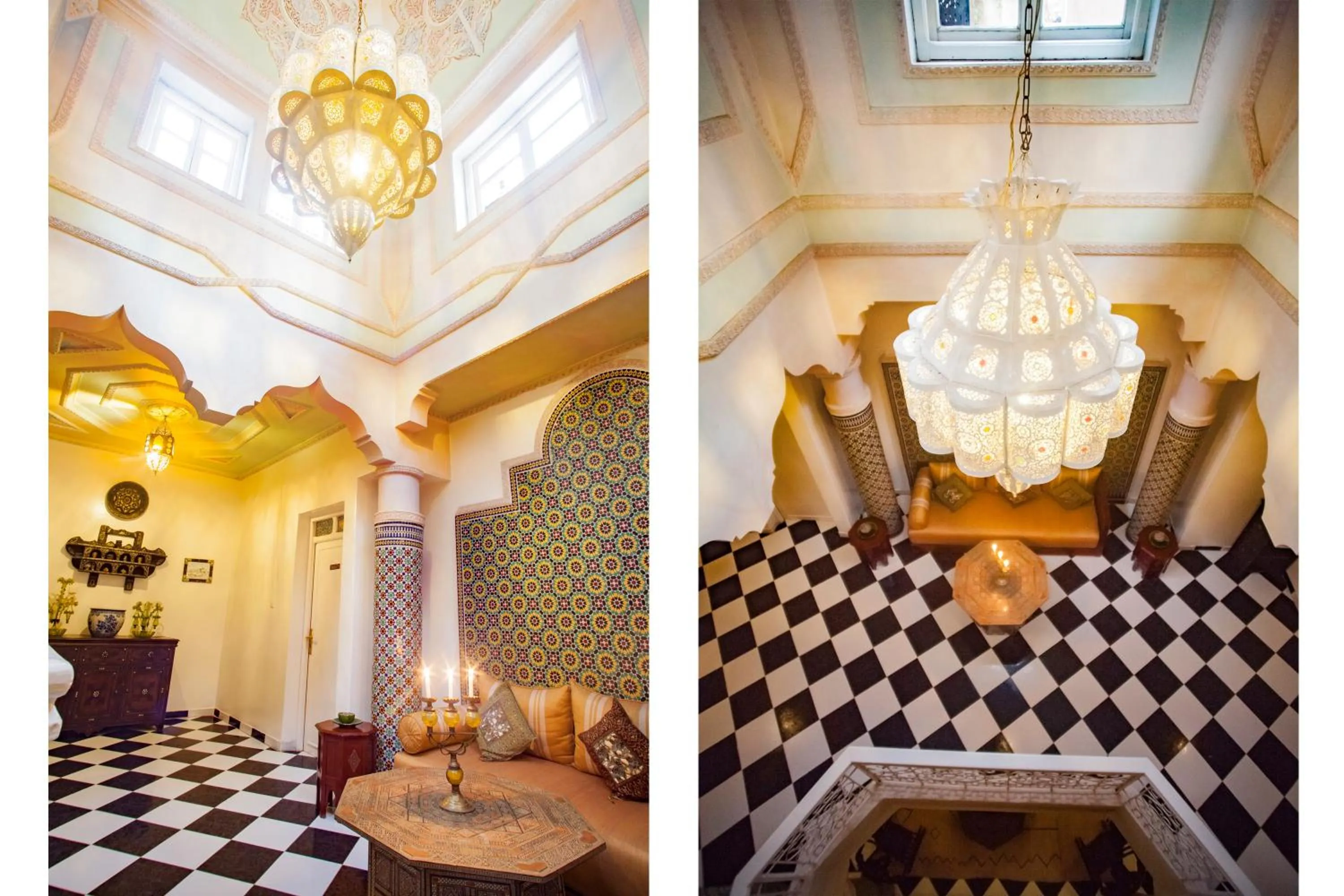 Communal lounge/ TV room in Riad Dar Sofian