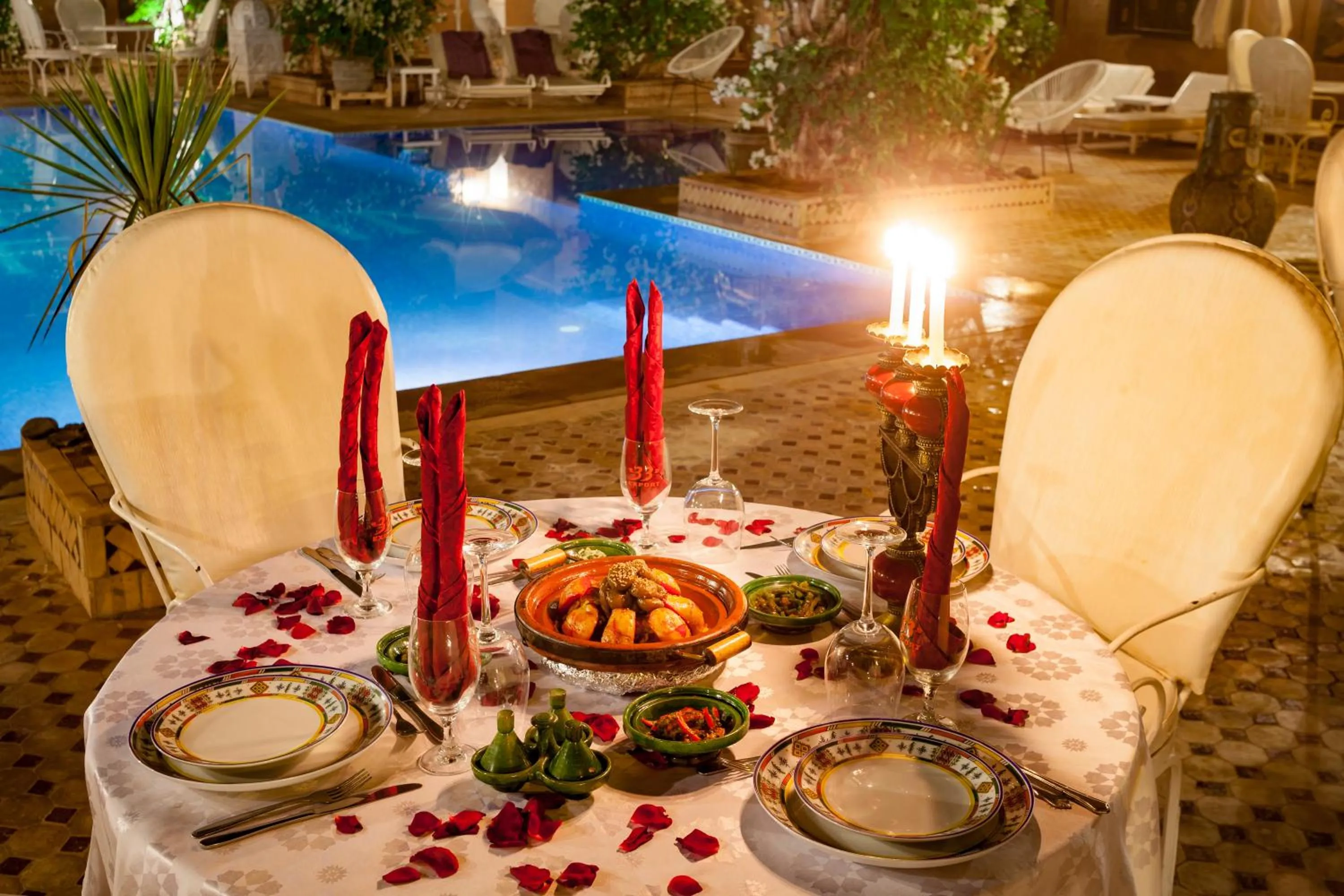 Food close-up in Riad Dar Sofian