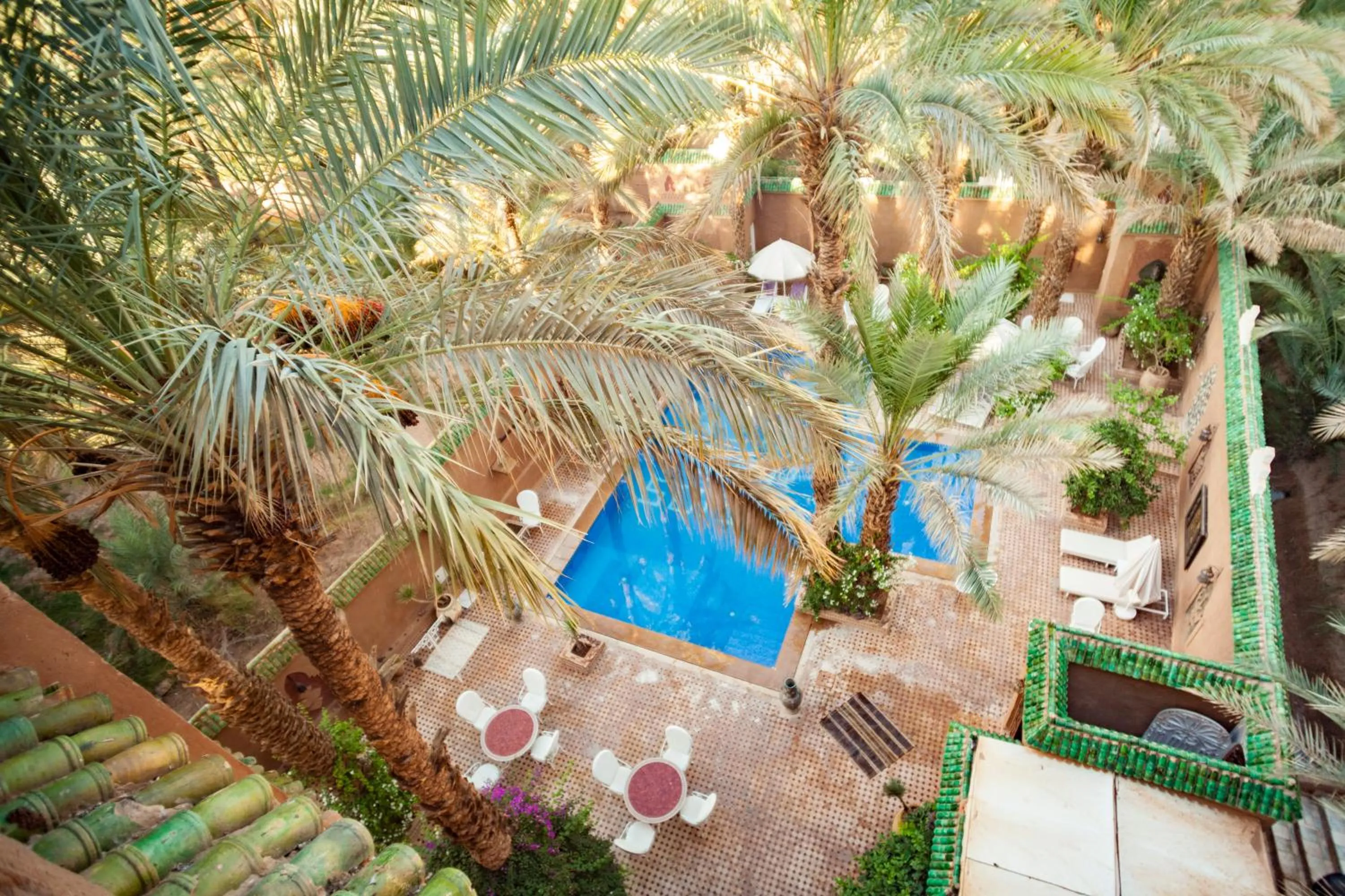 Bird's eye view in Riad Dar Sofian