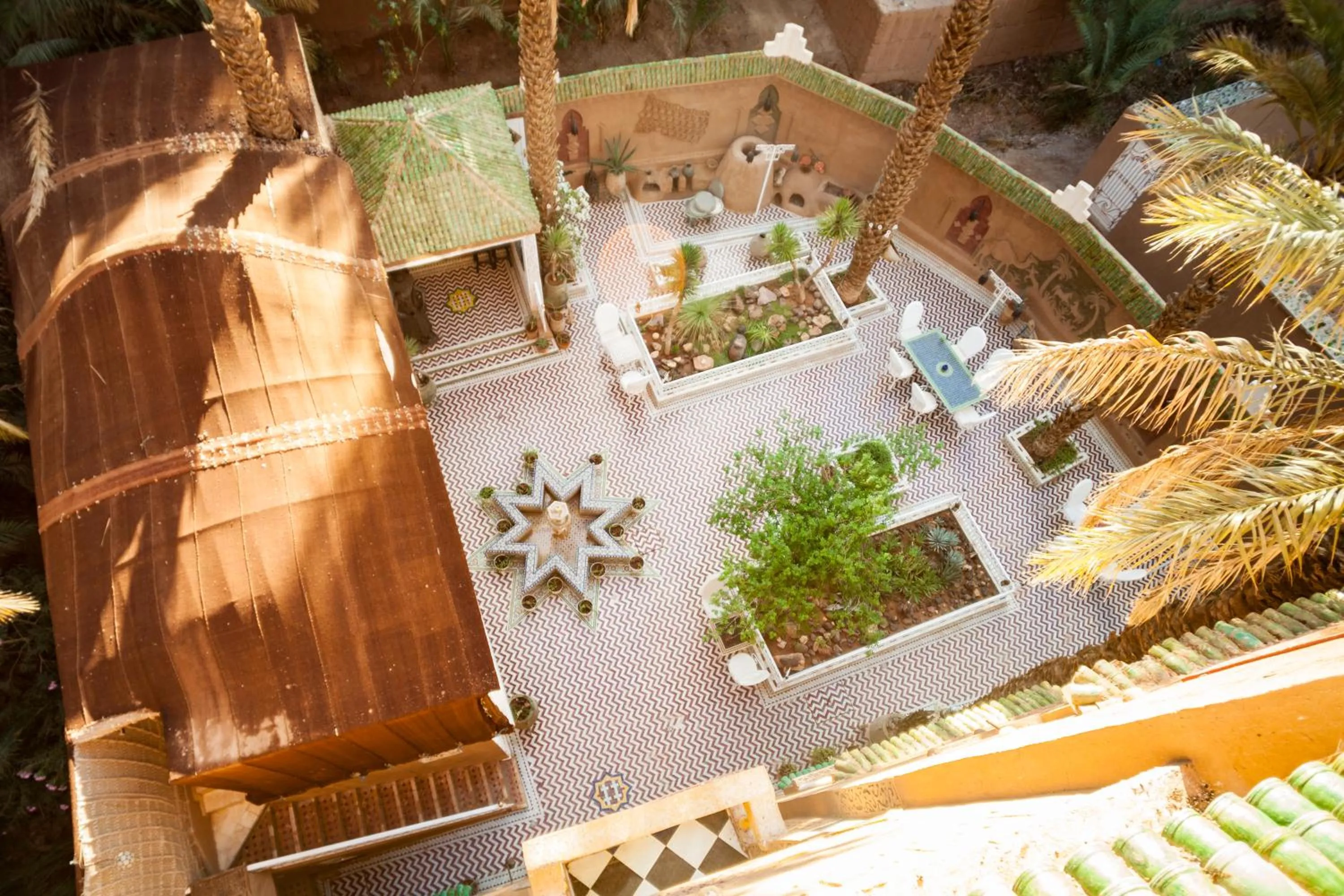Bird's eye view in Riad Dar Sofian