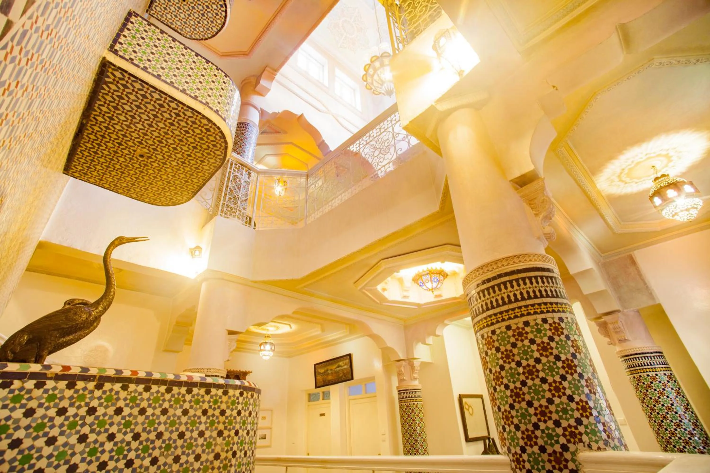 Decorative detail in Riad Dar Sofian