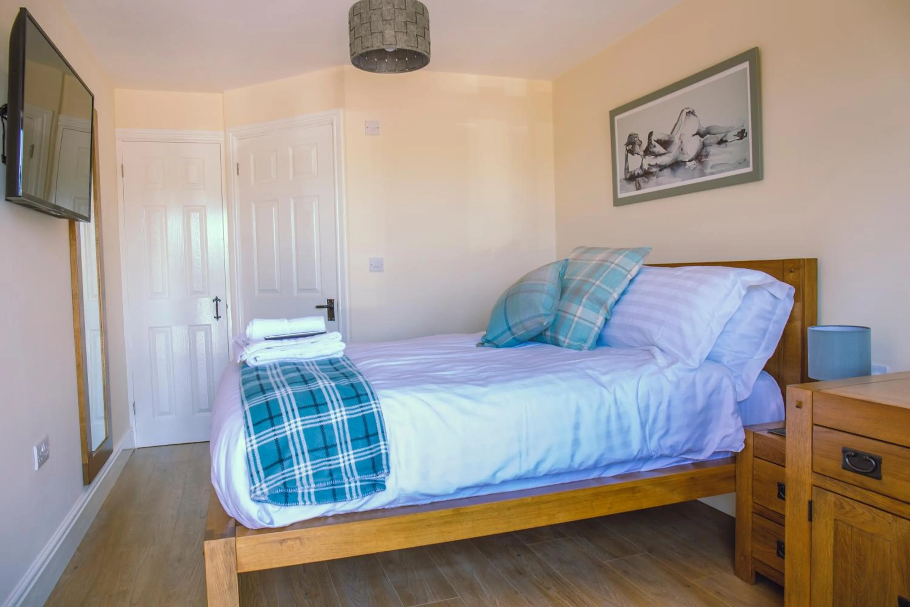 Bed in The Barn Courtyard