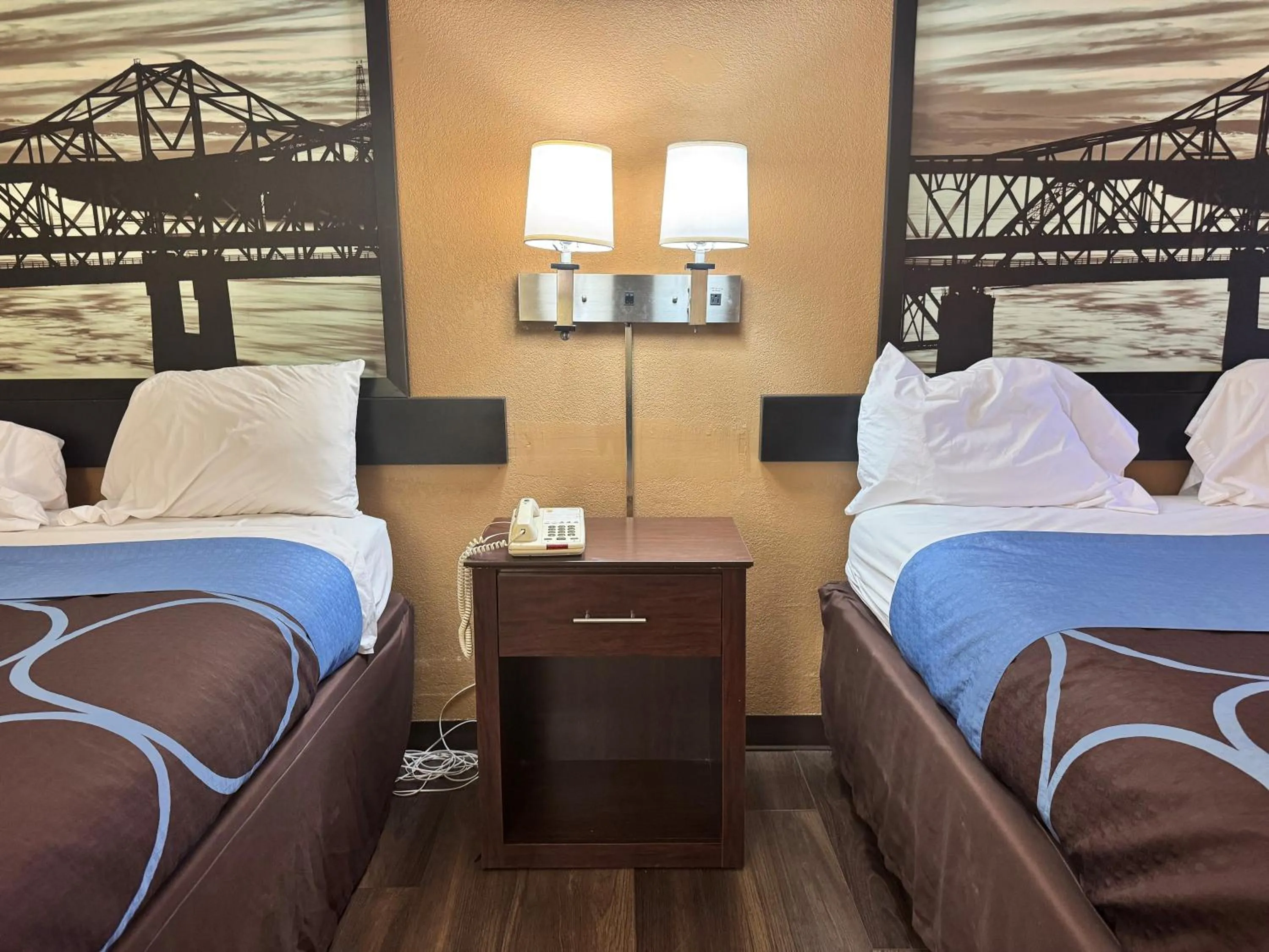 Bed in Super 8 by Wyndham Laurel