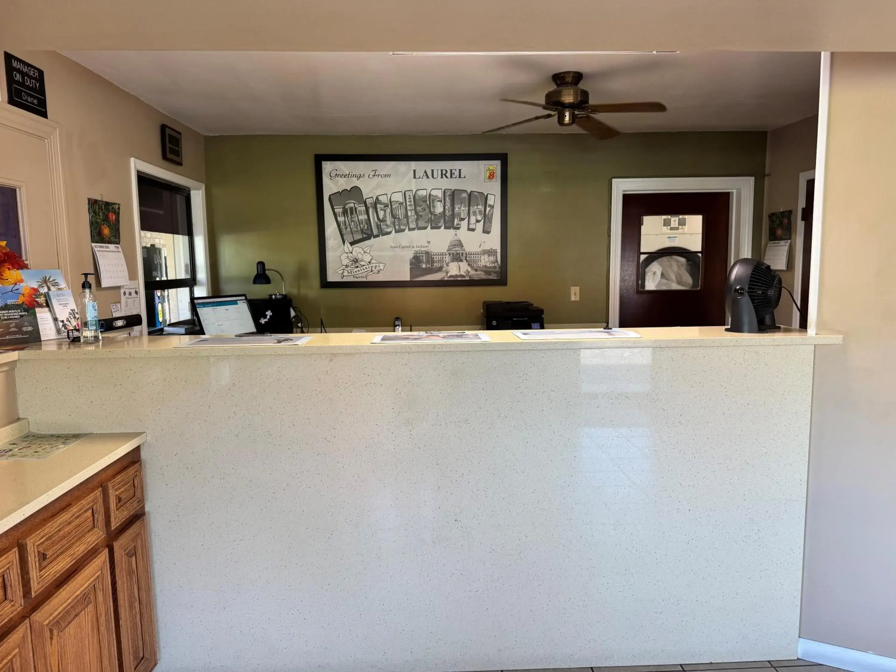 Lobby or reception in Super 8 by Wyndham Laurel Lobby or reception in Super 8 by Wyndham Laurel