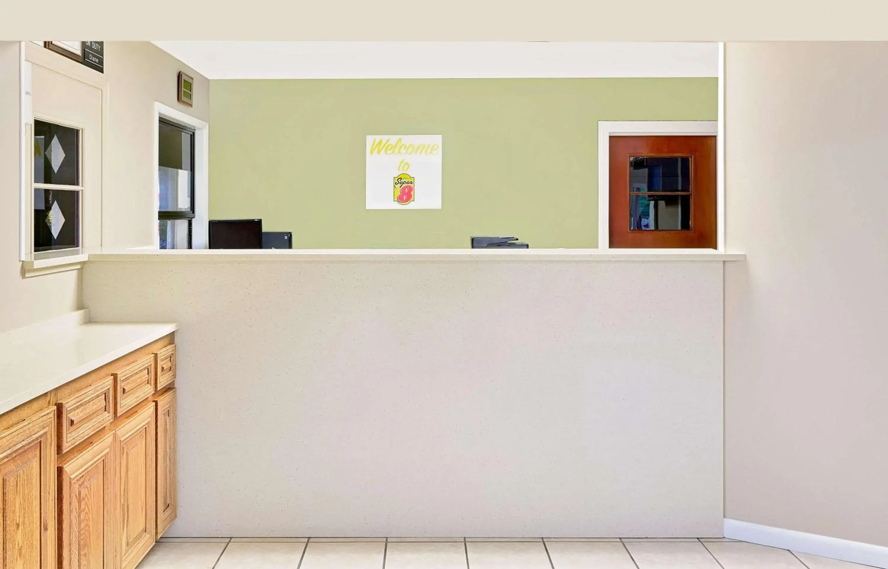 Lobby or reception in Super 8 by Wyndham Laurel Lobby or reception in Super 8 by Wyndham Laurel