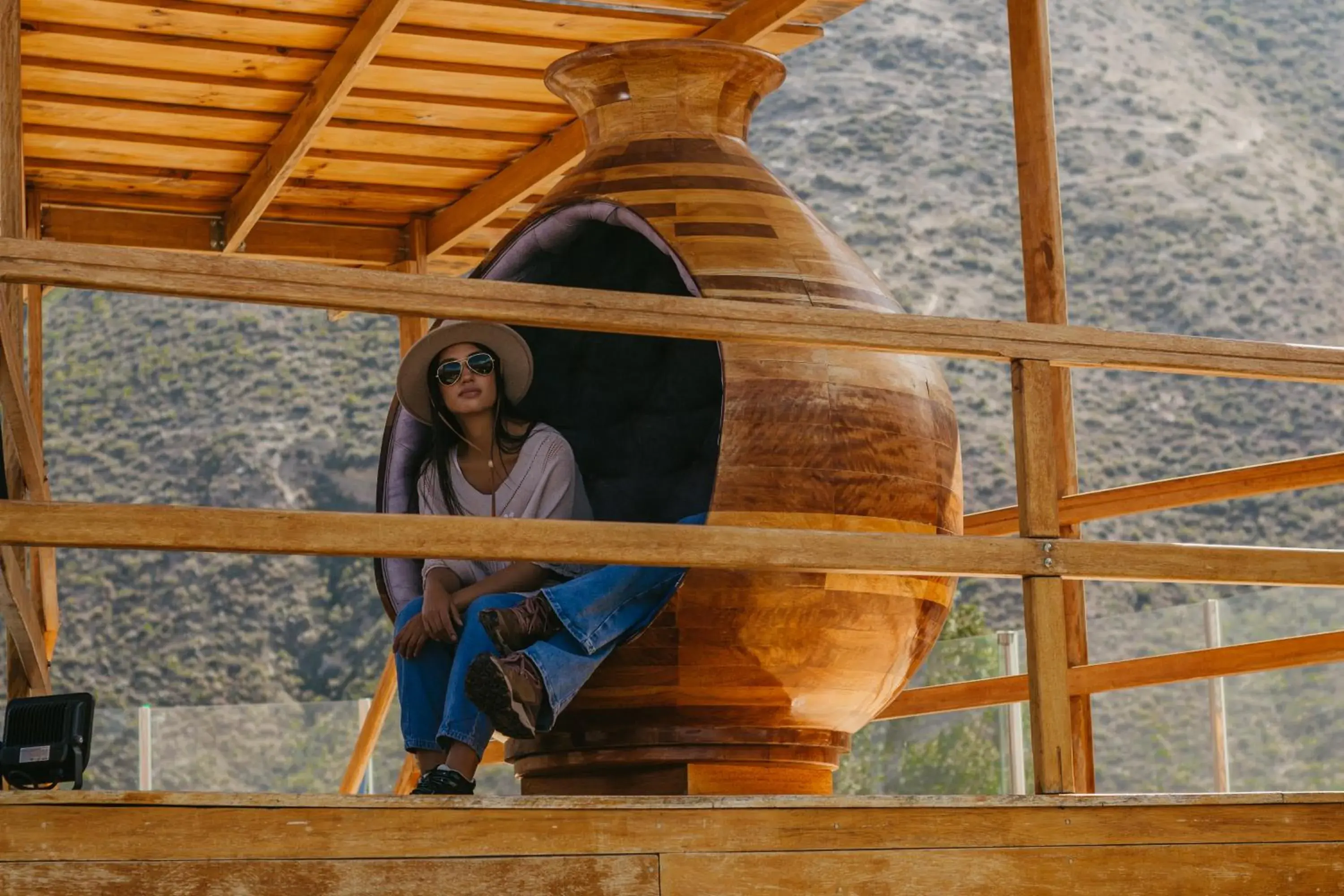 Landmark view in Hacienda del Valle Sagrado Landmark view in Hacienda del Valle Sagrado