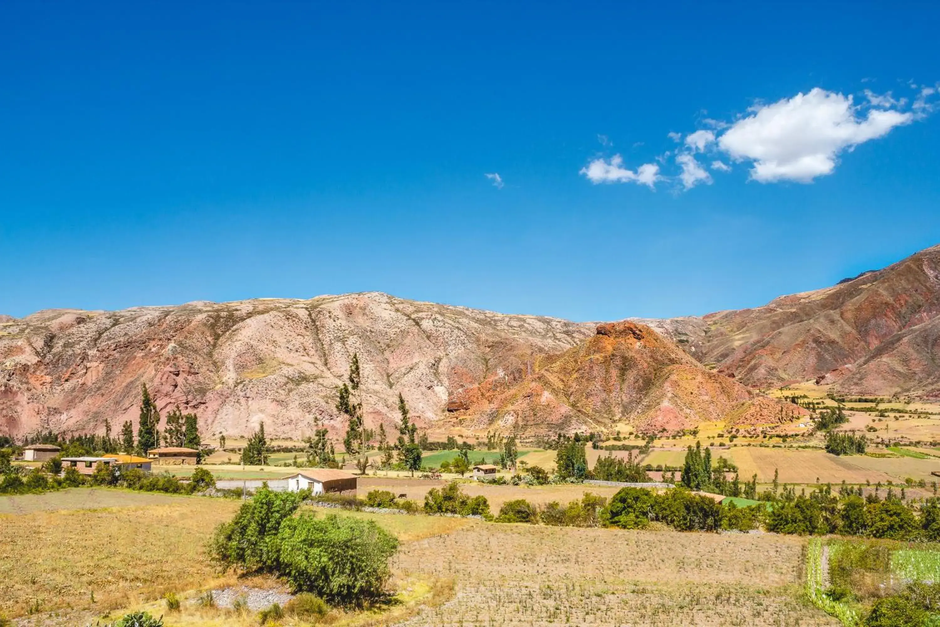 Mountain view in Hacienda del Valle Sagrado Mountain view in Hacienda del Valle Sagrado
