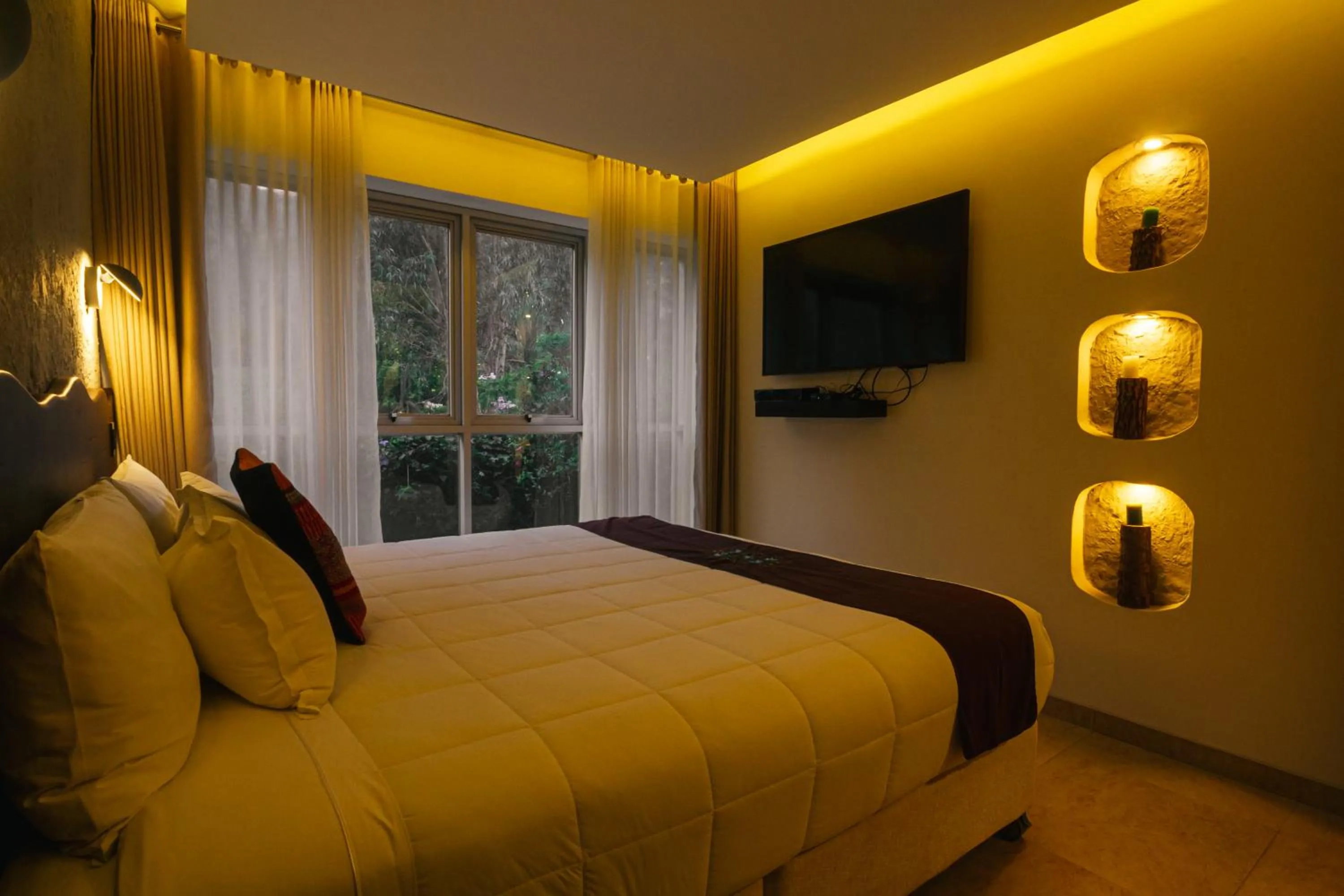 Bed in Hacienda del Valle Sagrado