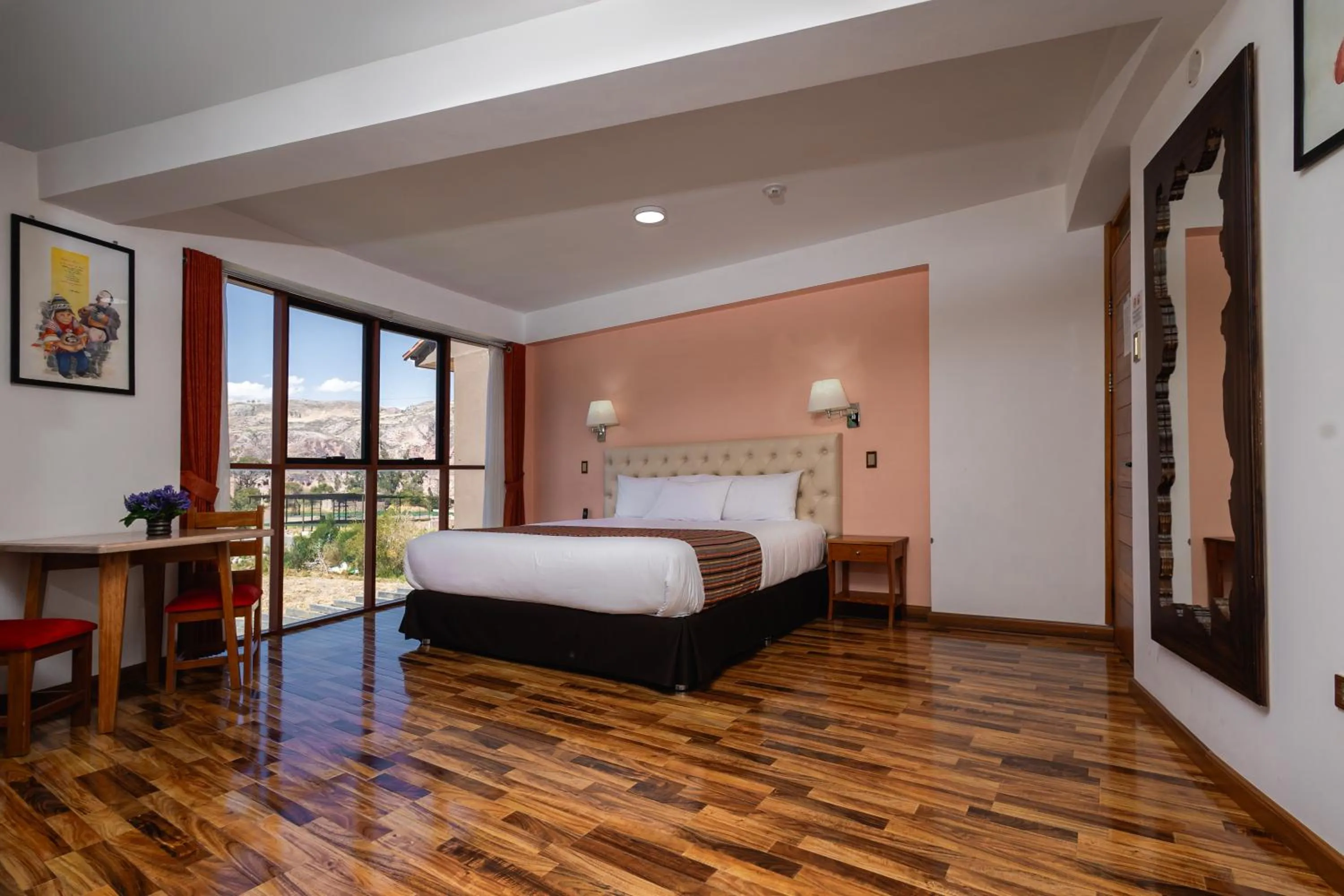 Bed in Hacienda del Valle Sagrado