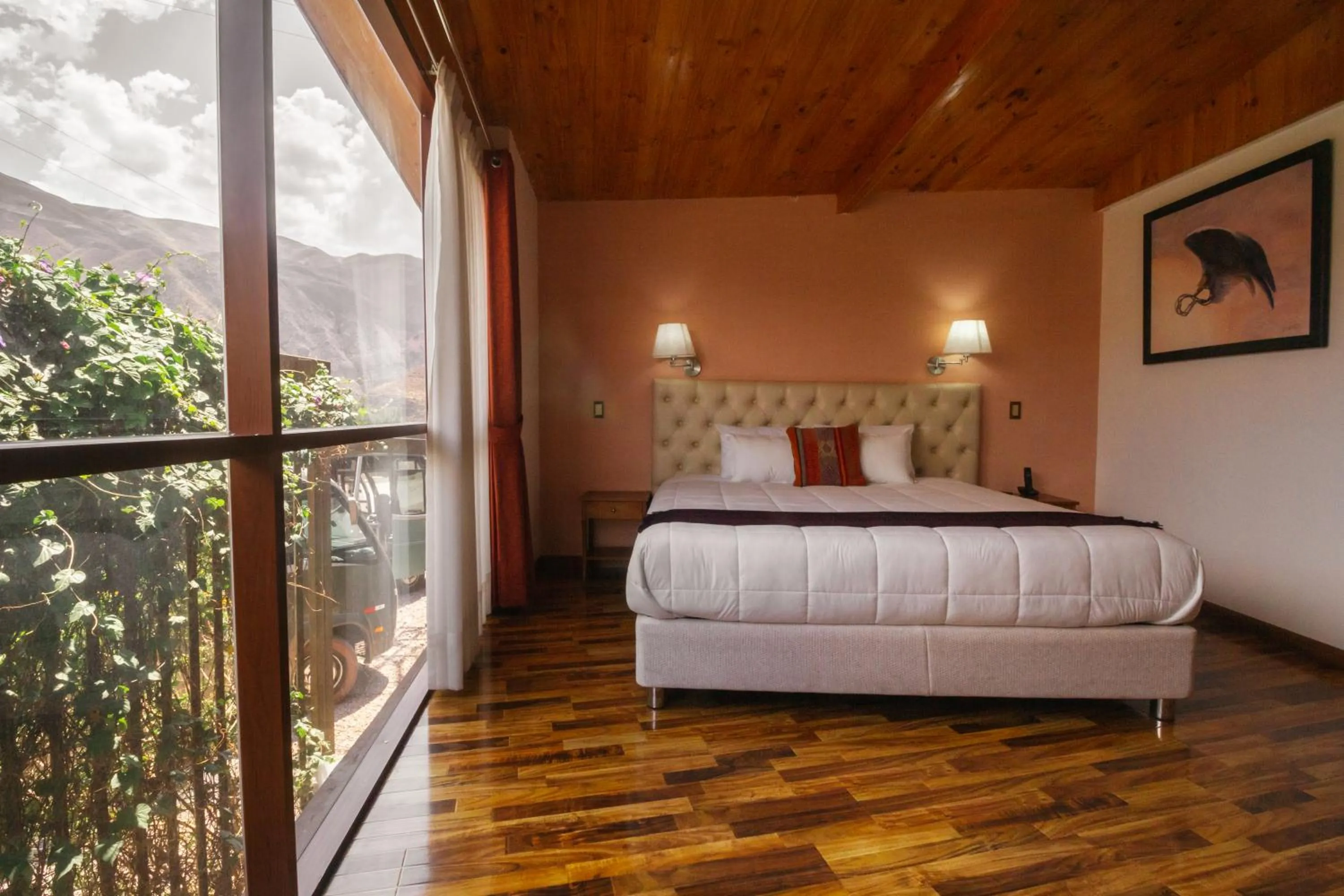 Bed in Hacienda del Valle Sagrado