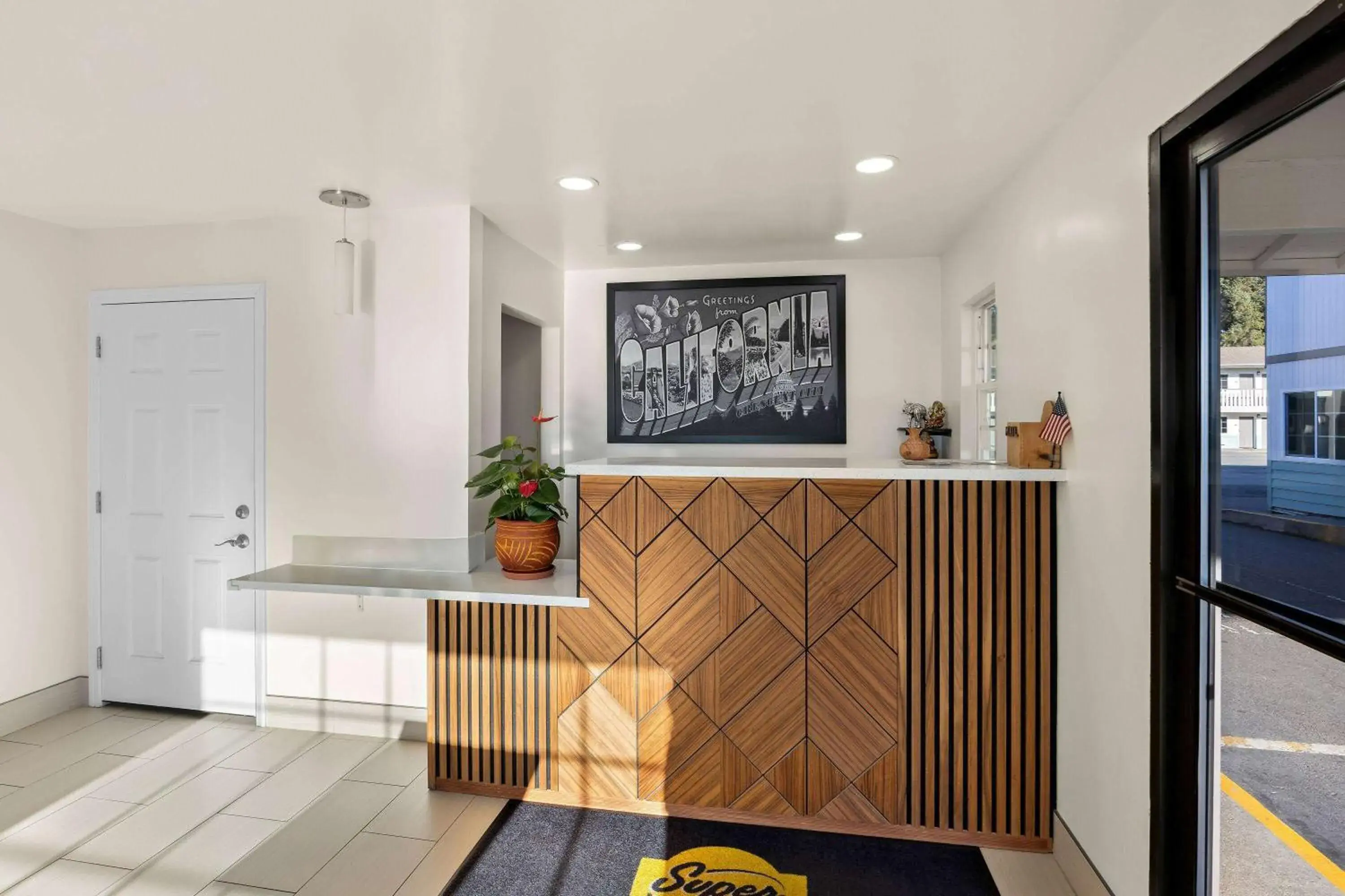 Lobby or reception in Super 8 by Wyndham Crescent City Lobby or reception in Super 8 by Wyndham Crescent City