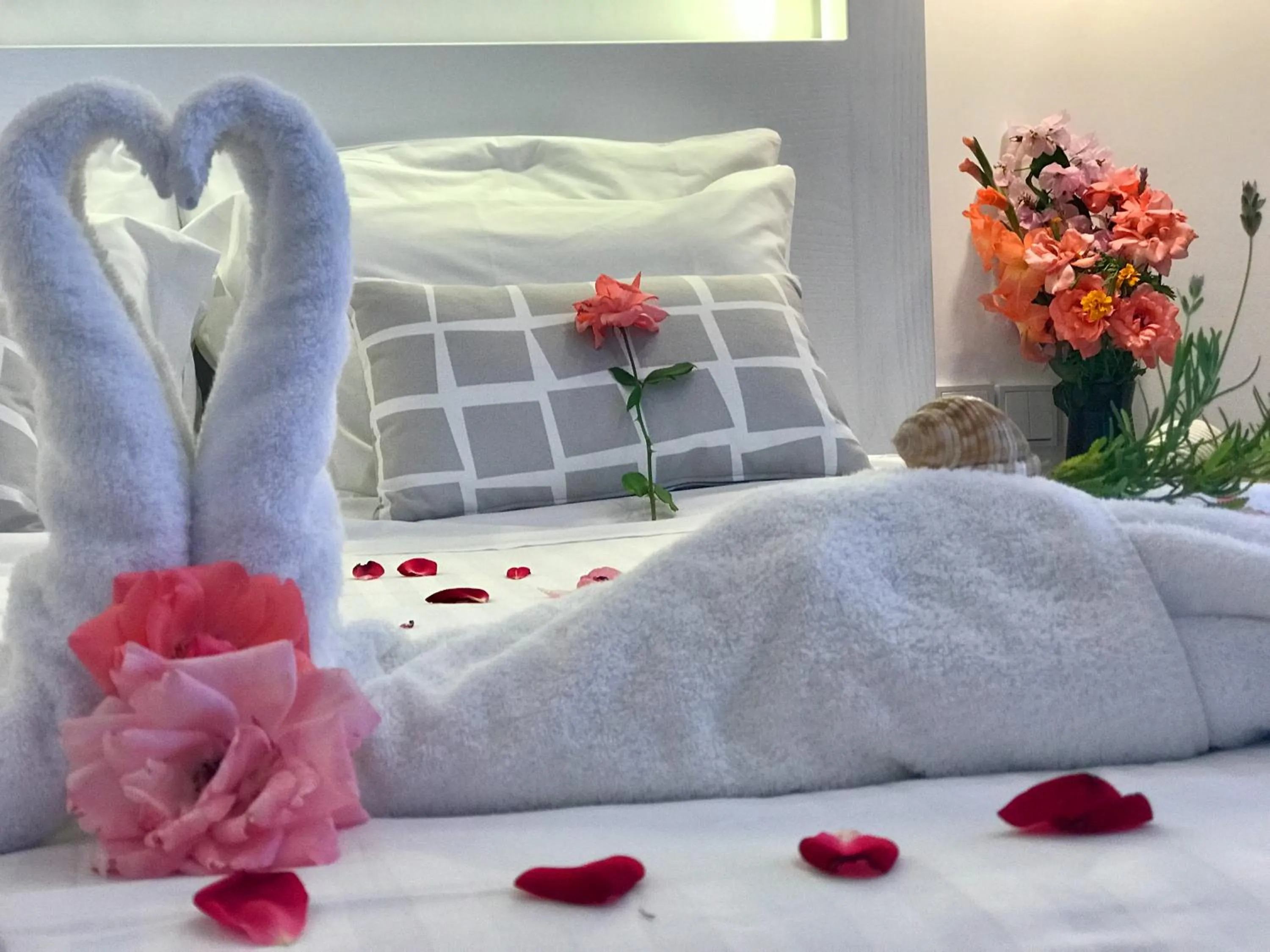 Bed in IONIAN SUITES by Bruskos