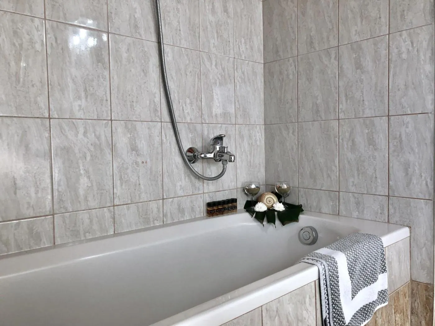 Bathroom in IONIAN SUITES by Bruskos