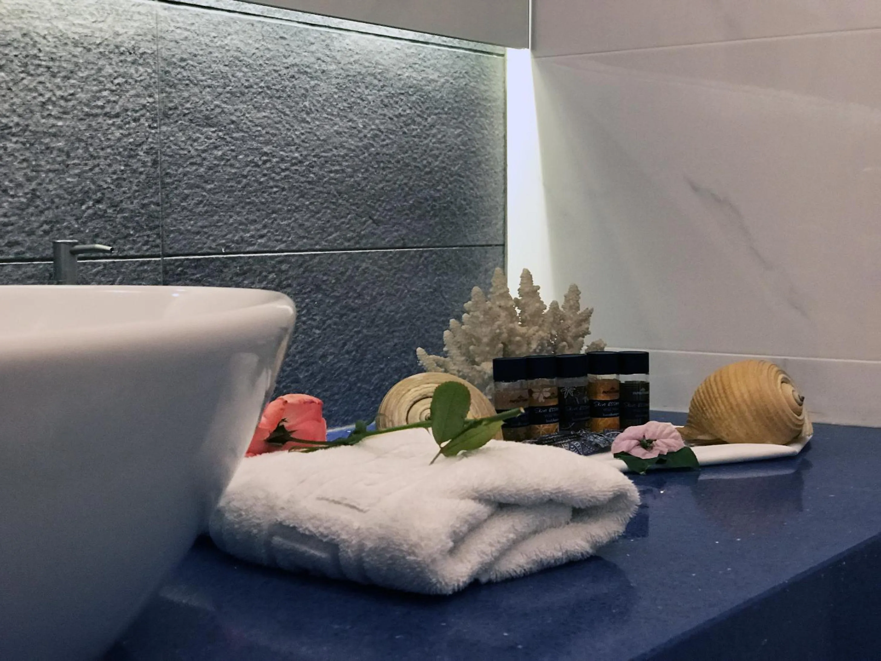 Bathroom in IONIAN SUITES by Bruskos