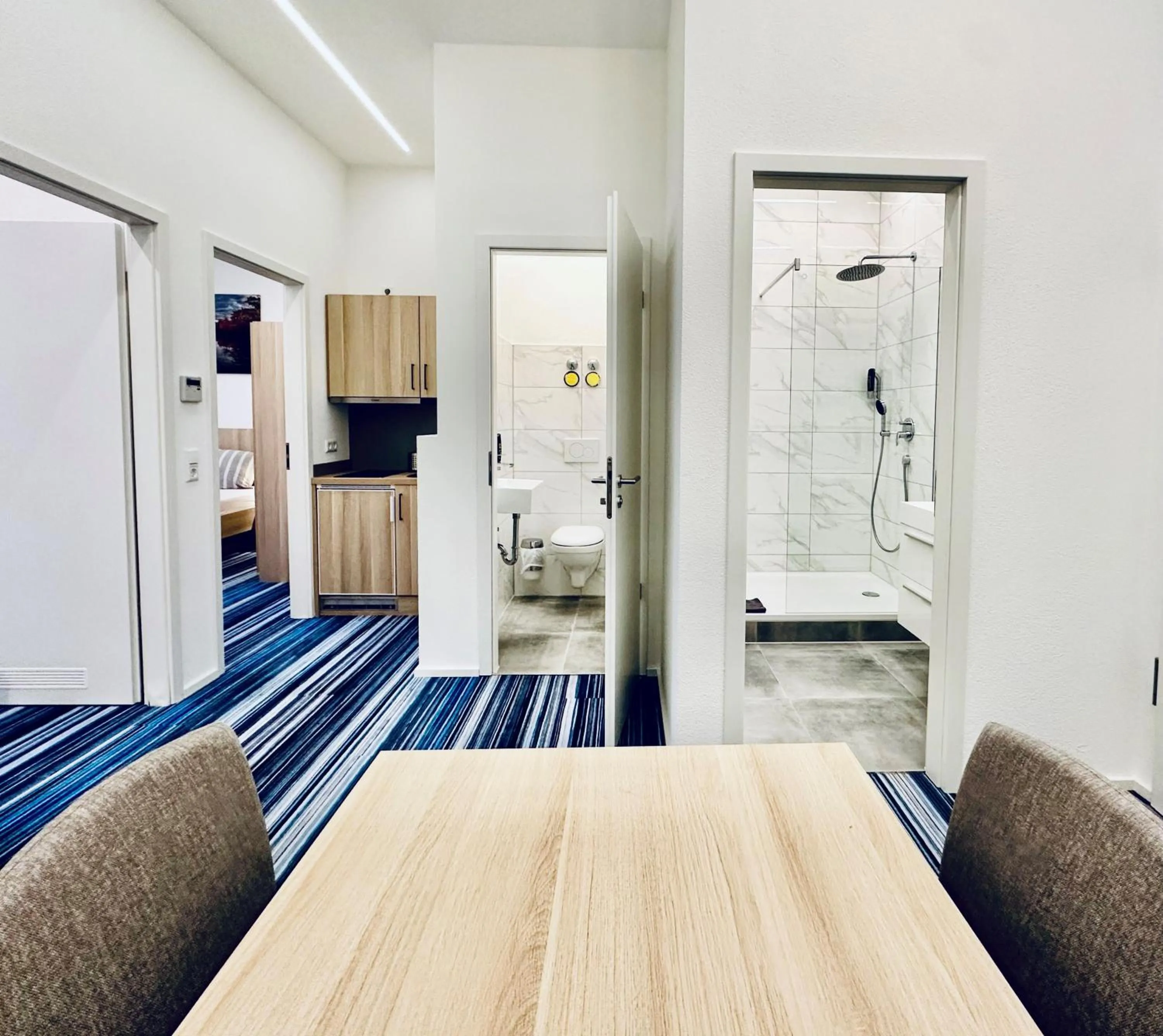 Kitchen or kitchenette in Hotel Lumi