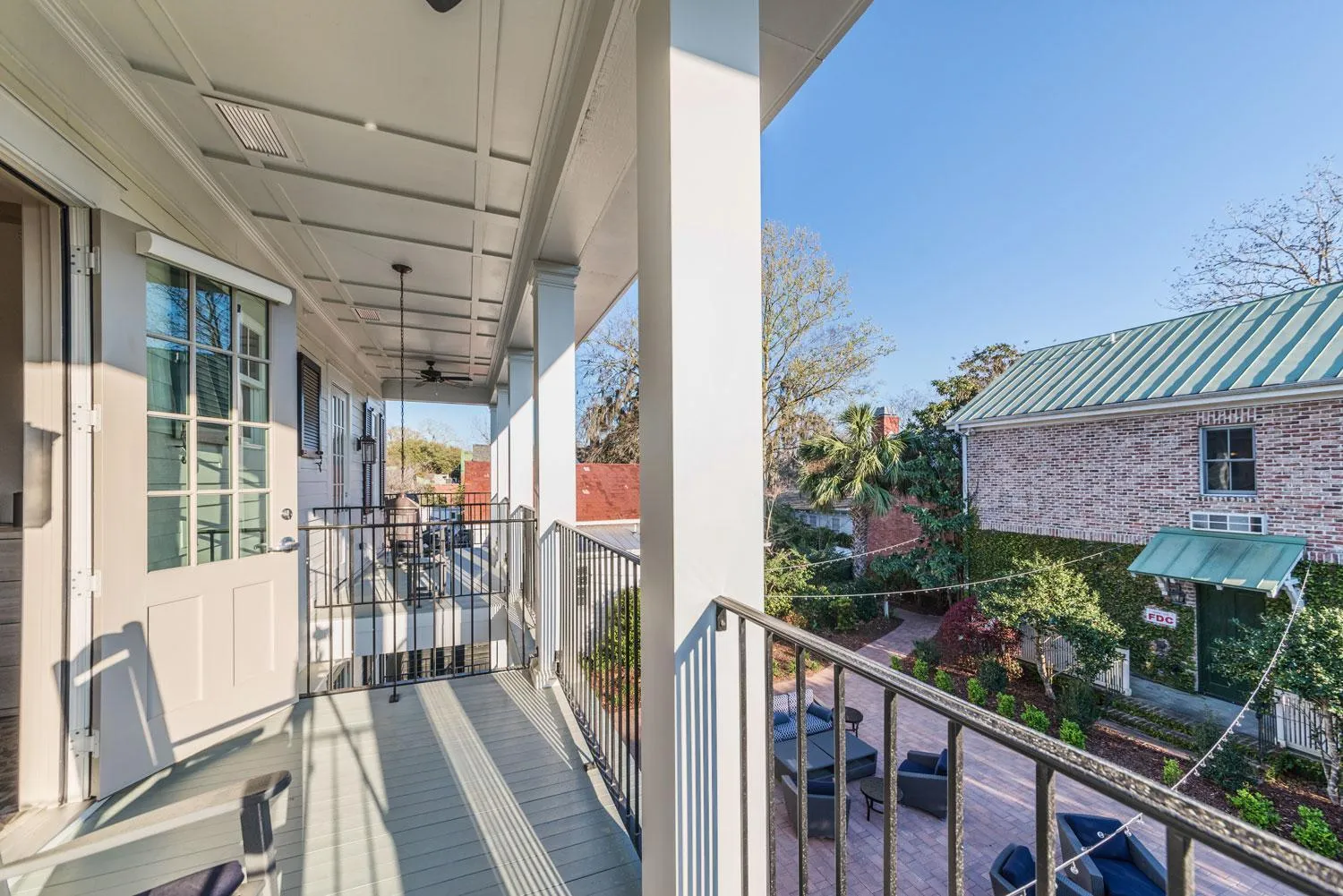 Patio in The Beaufort Inn