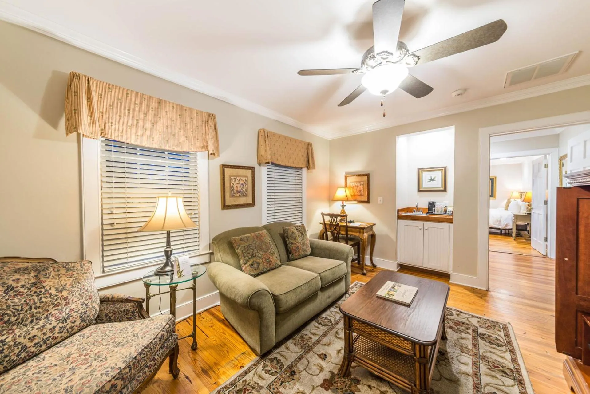 Seating area in The Beaufort Inn