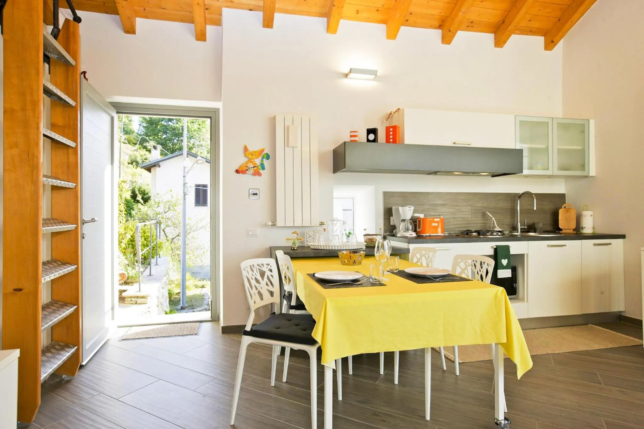 Kitchen or kitchenette in Casa Lumaca