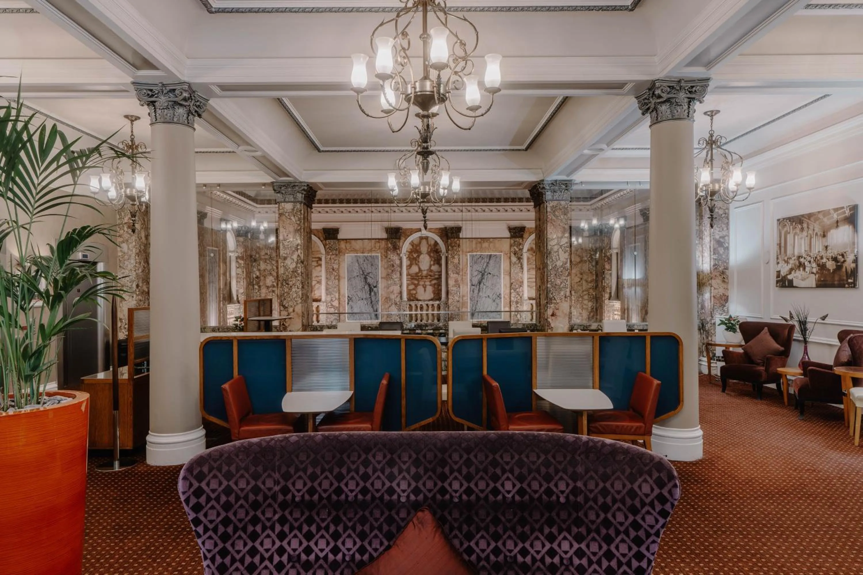 Lobby or reception in The Grand at Trafalgar Square