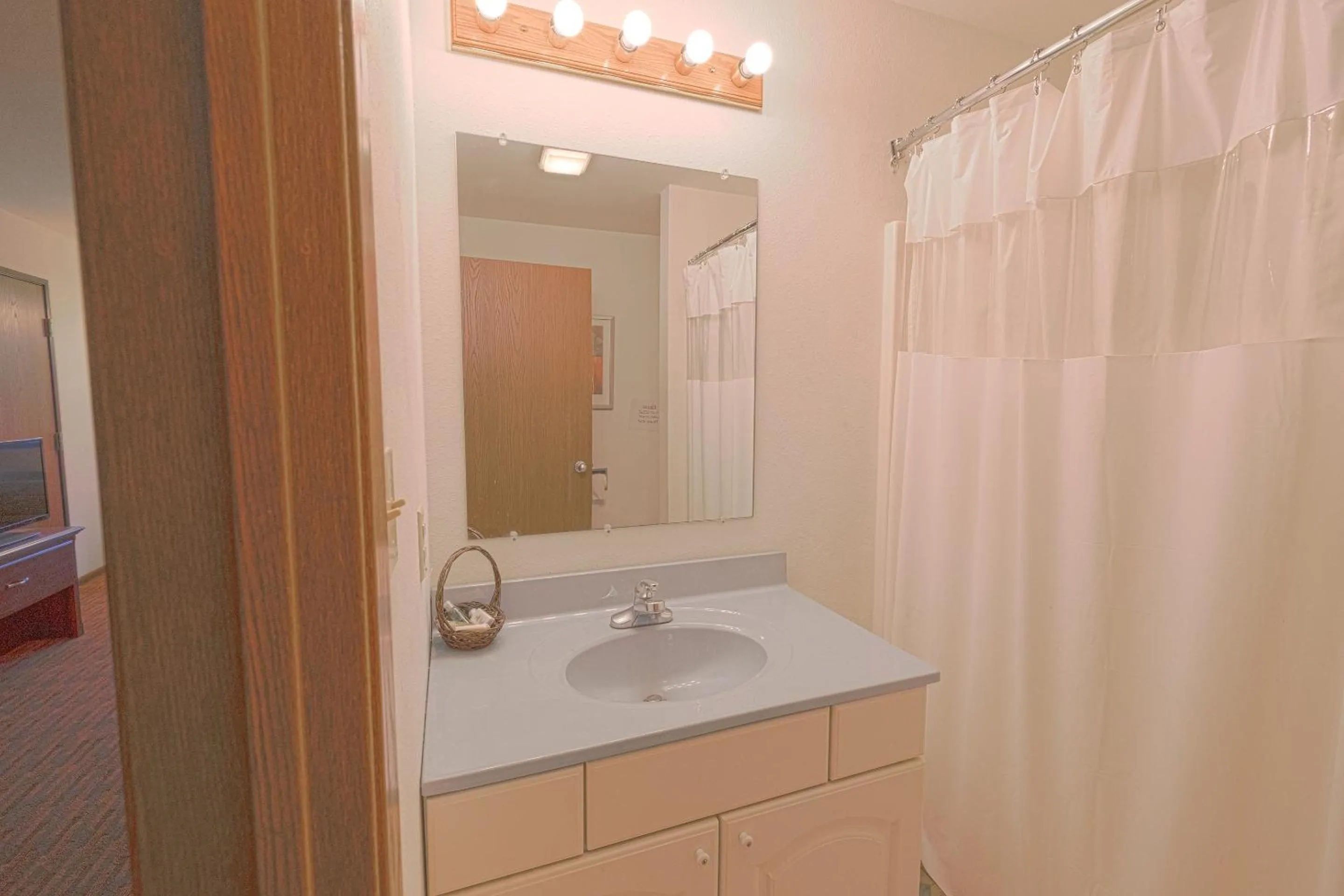 Bathroom in Harlan Inn and Suites By OYO Harlan