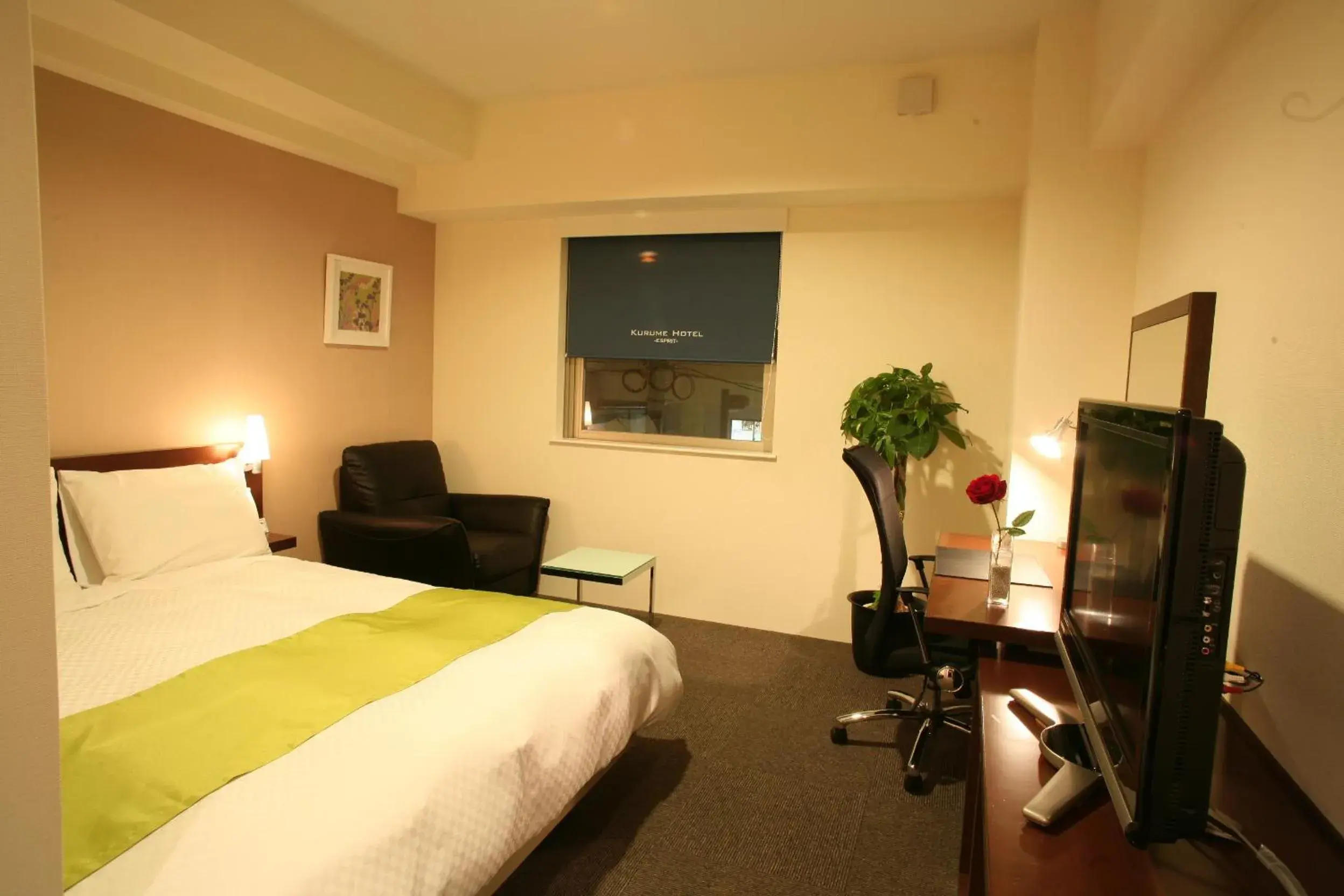 Photo of the whole room, Bed in Kurume Hotel Esprit Photo of the whole room, Bed in Kurume Hotel Esprit